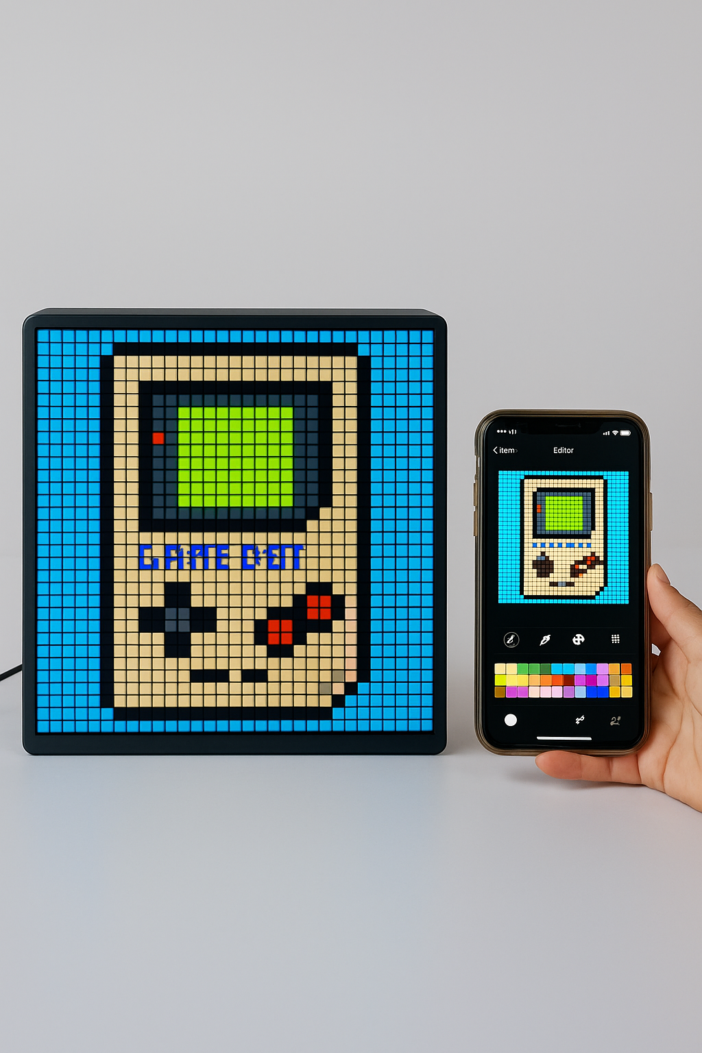 RetroSammler LED Pixel Display mit Bluetooth & App-Steuerung
