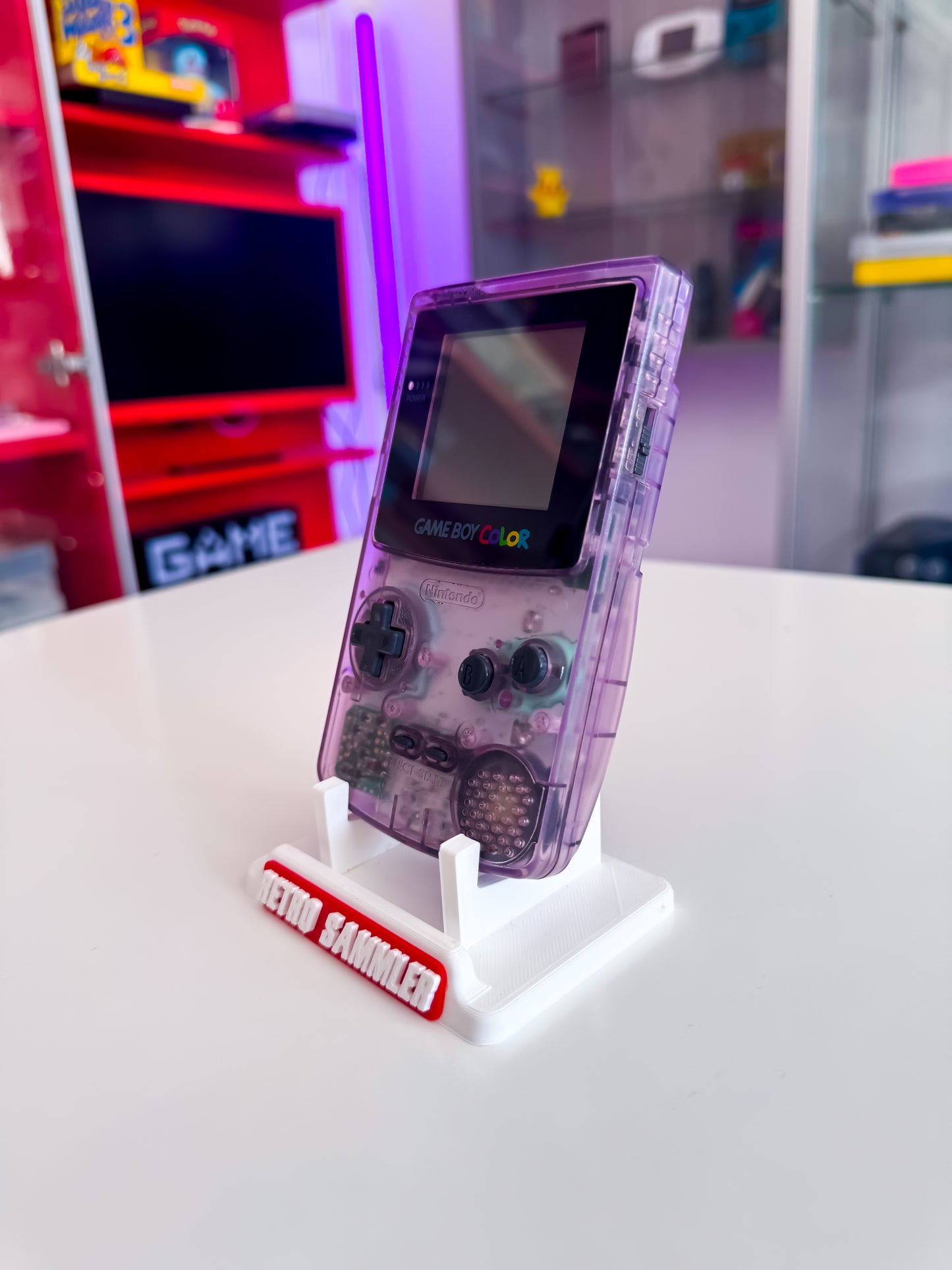 GameBoy Color Transparent/Atomic Purple Original Schöner Zustand