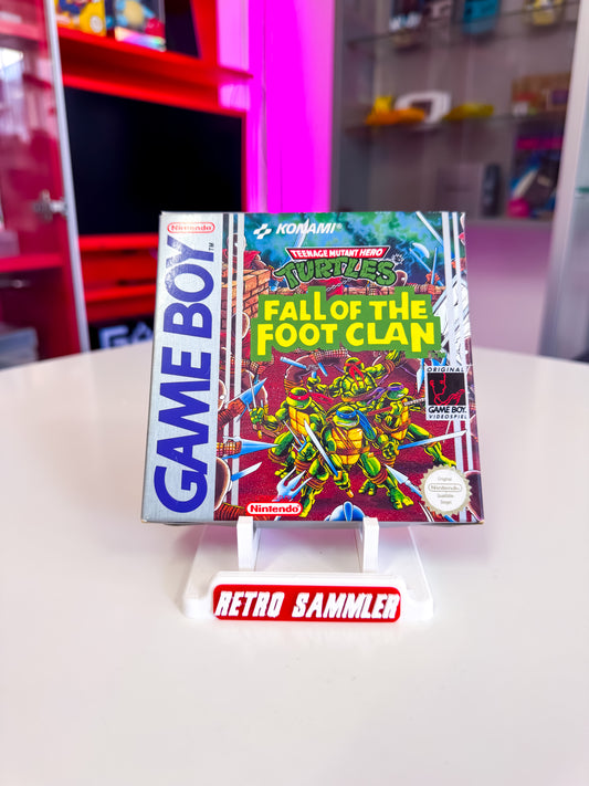 Teenage Mutant Hero Turtles: Fall of the Foot Clan (Game Boy) – CIB mit Kassenbon