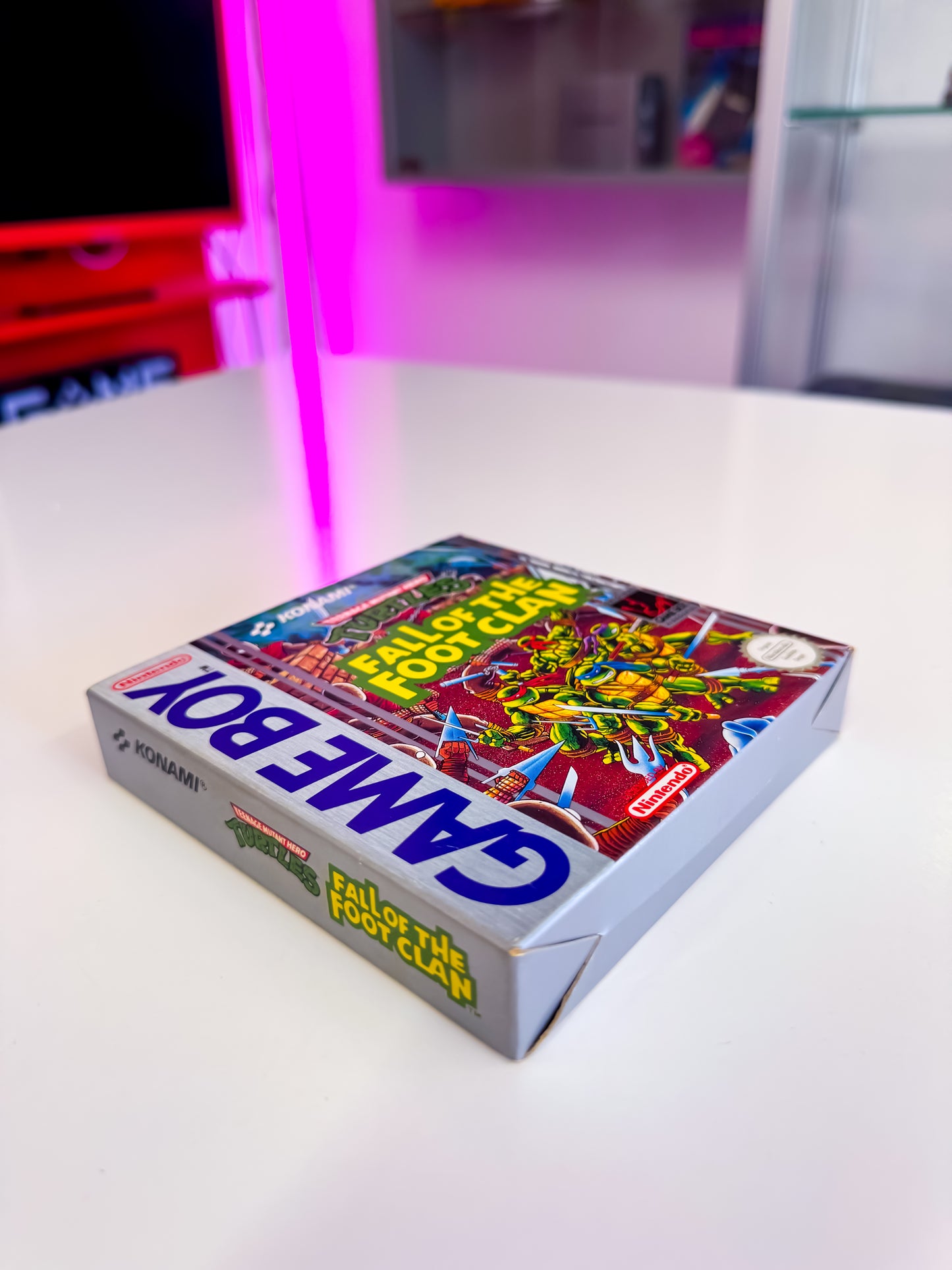 Teenage Mutant Hero Turtles: Fall of the Foot Clan (Game Boy) – CIB mit Kassenbon