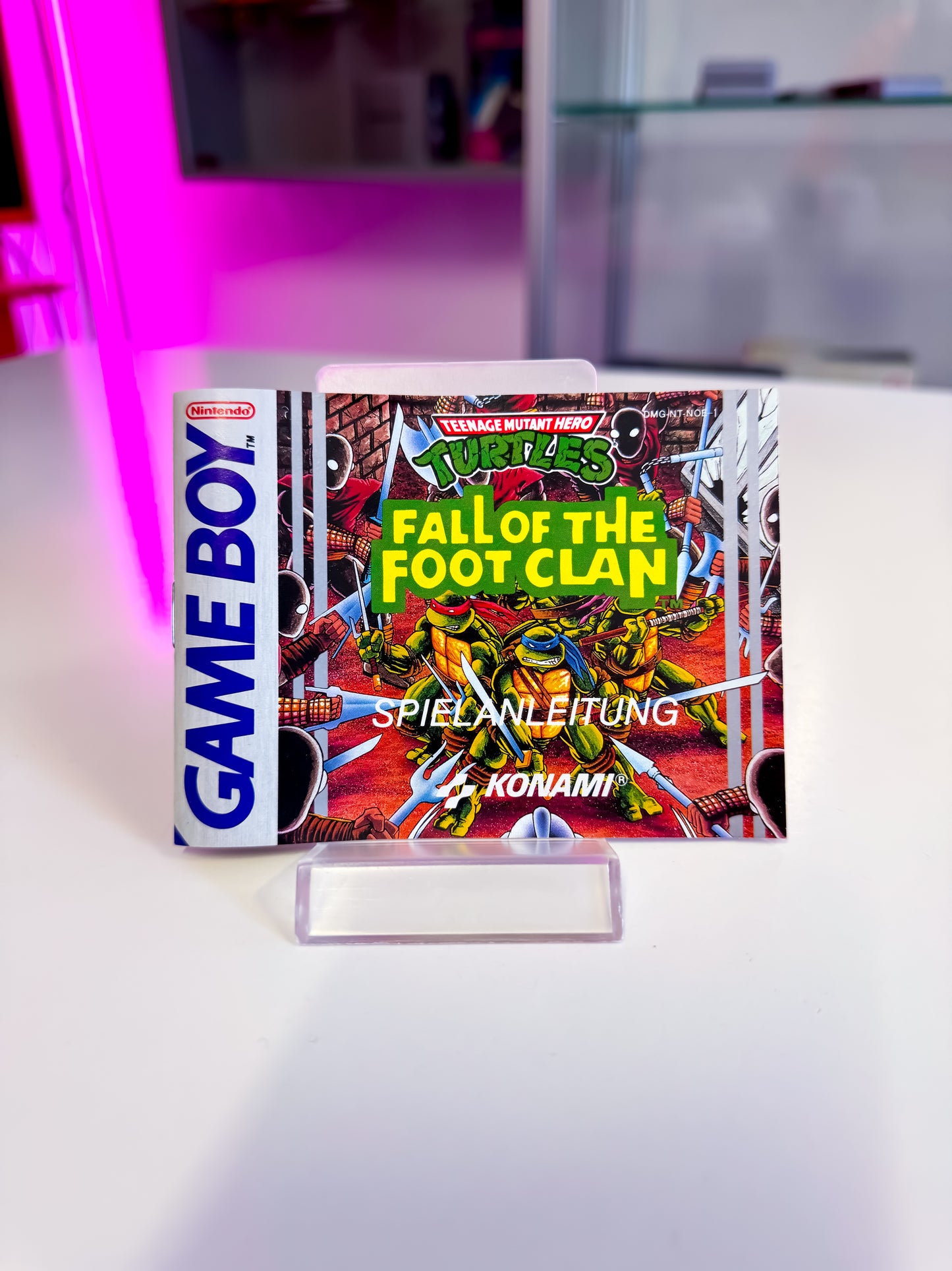 Teenage Mutant Hero Turtles: Fall of the Foot Clan (Game Boy) – CIB mit Kassenbon