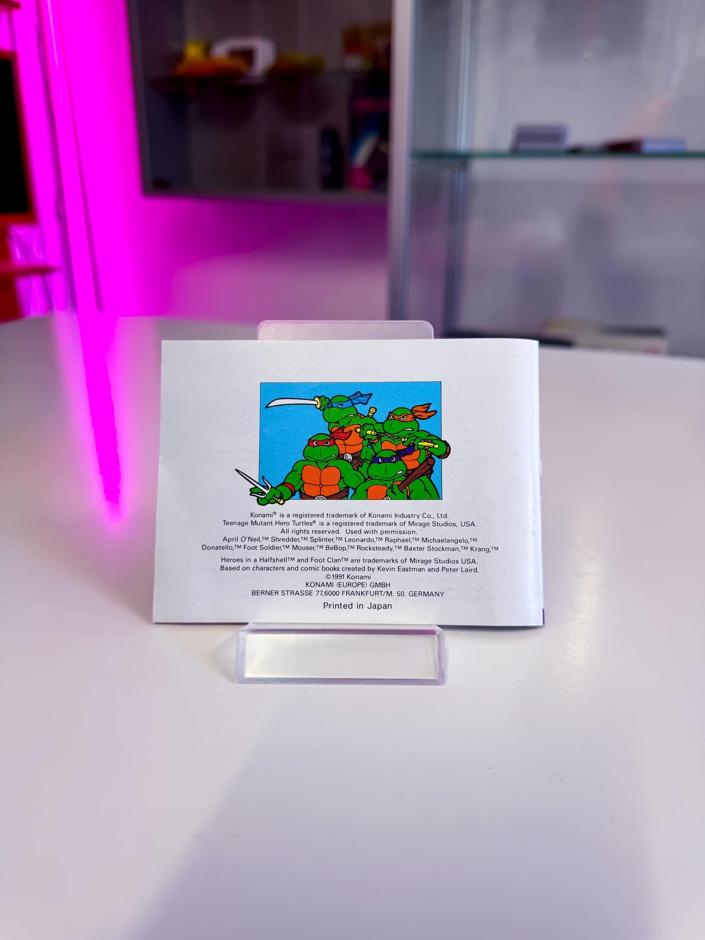 Teenage Mutant Hero Turtles: Fall of the Foot Clan (Game Boy) – CIB mit Kassenbon