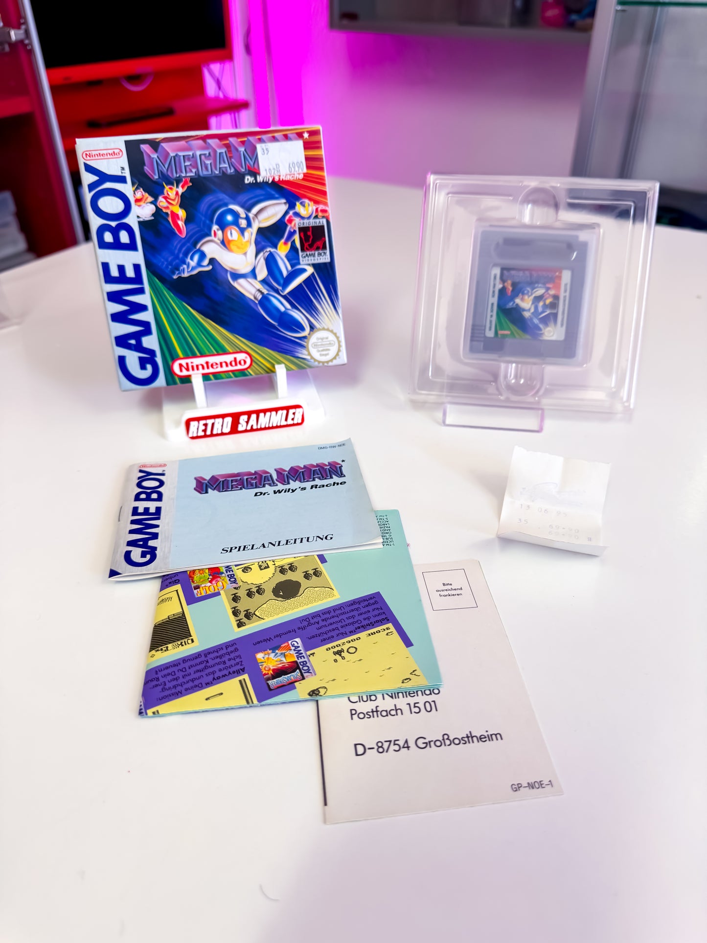 Mega Man: Dr. Wily’s Rache (Game Boy) – CIB mit Kassenbon