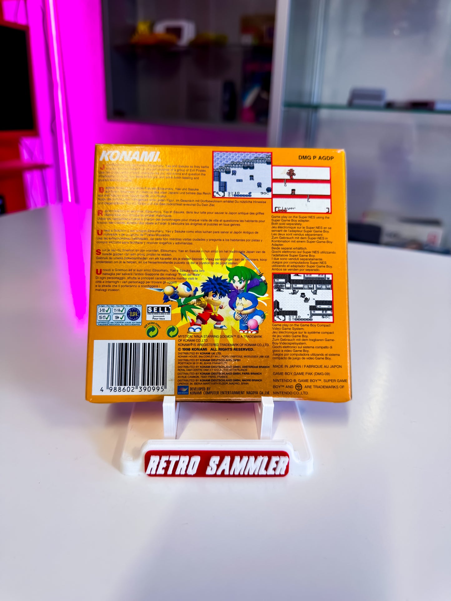 Mystical Ninja Starring Goemon (Game Boy) – CIB mit Kassenbon