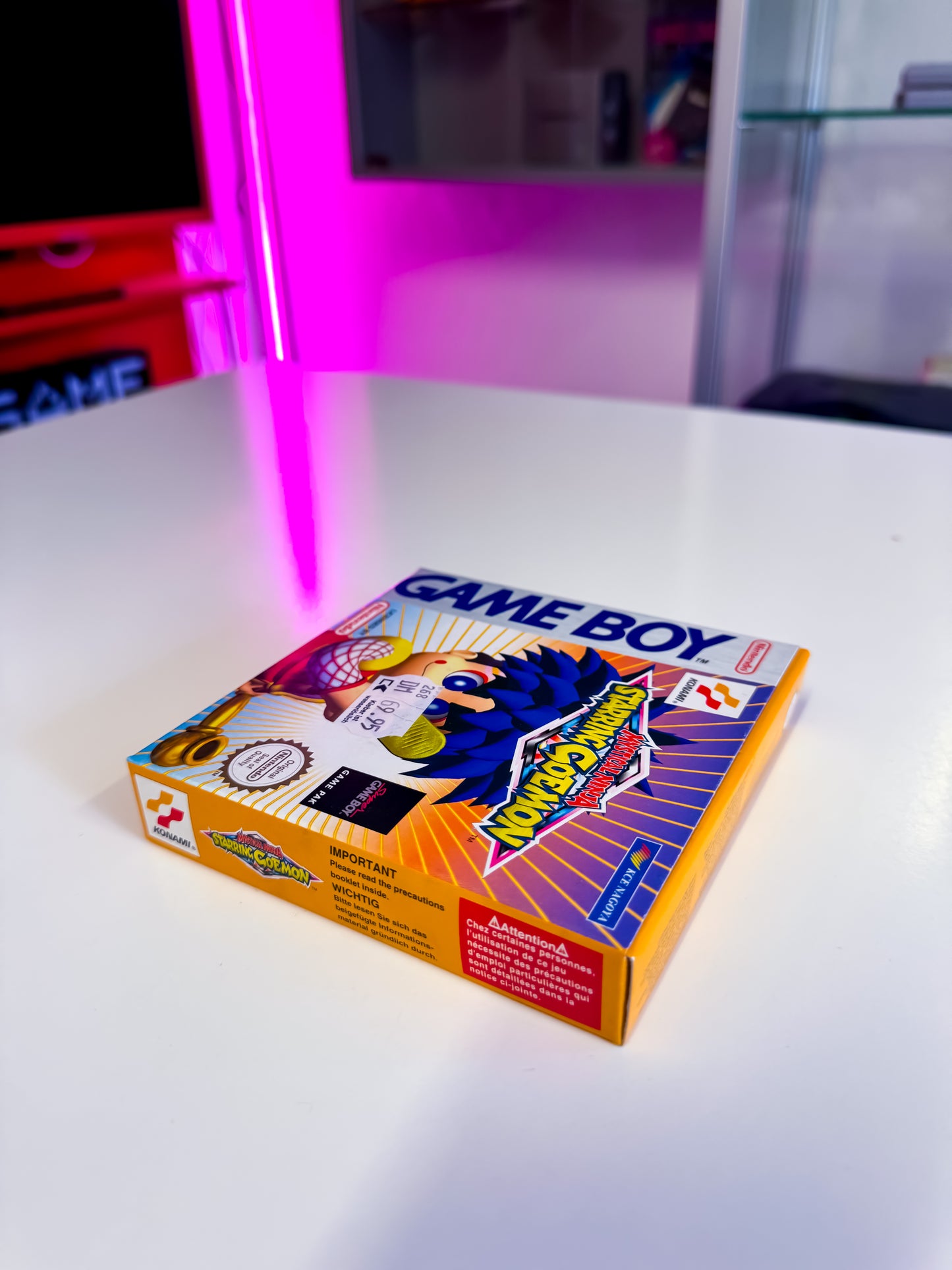 Mystical Ninja Starring Goemon (Game Boy) – CIB mit Kassenbon