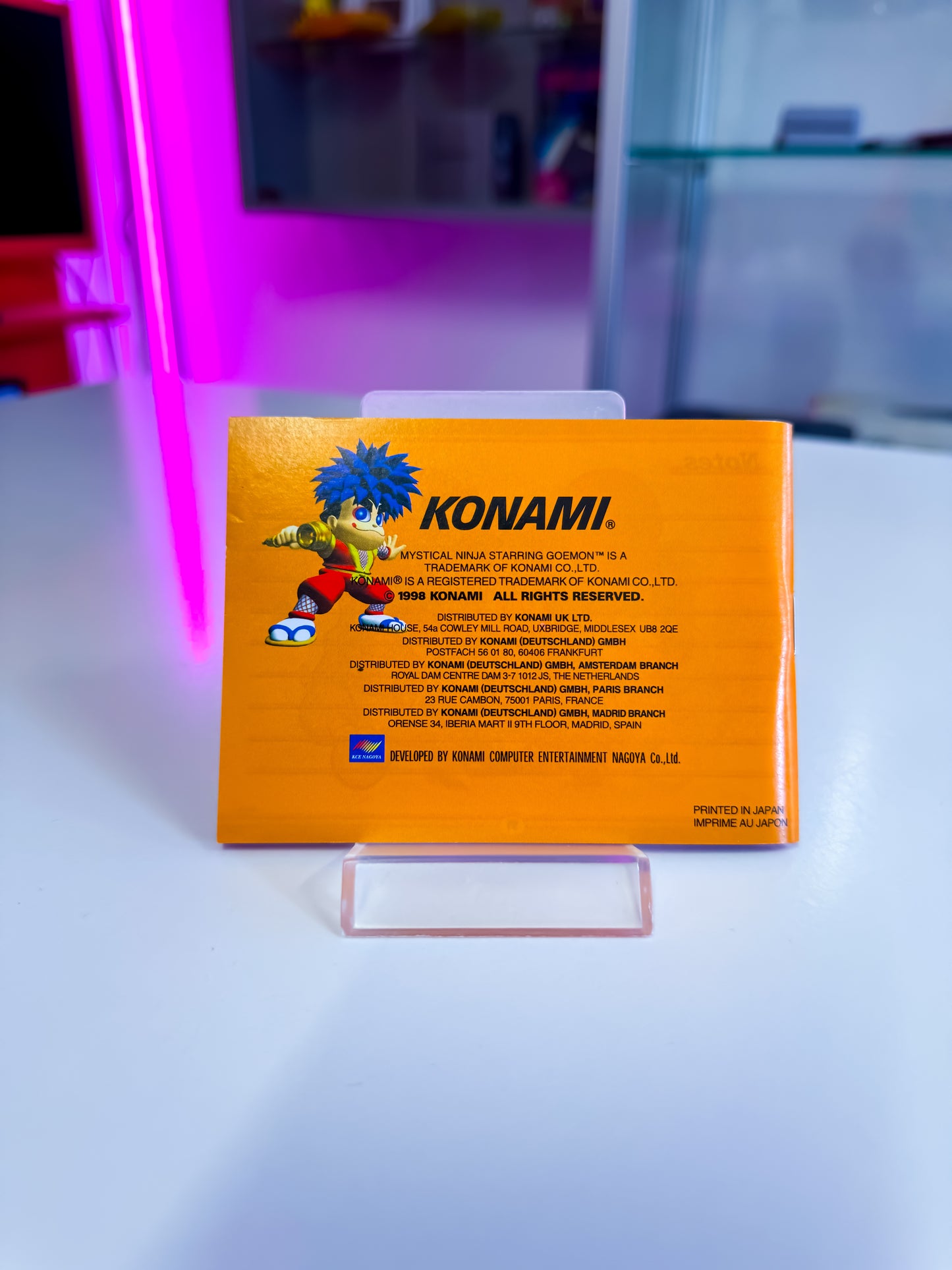 Mystical Ninja Starring Goemon (Game Boy) – CIB mit Kassenbon