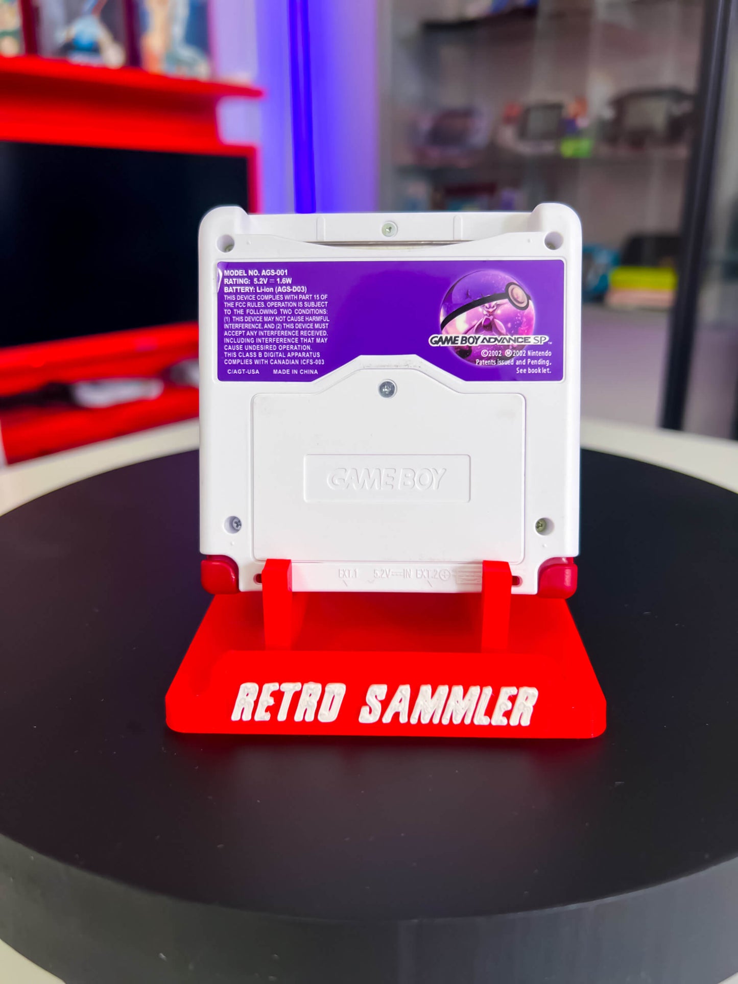 GameBoy Advance SP - im Pokemon Center Design (Custom)