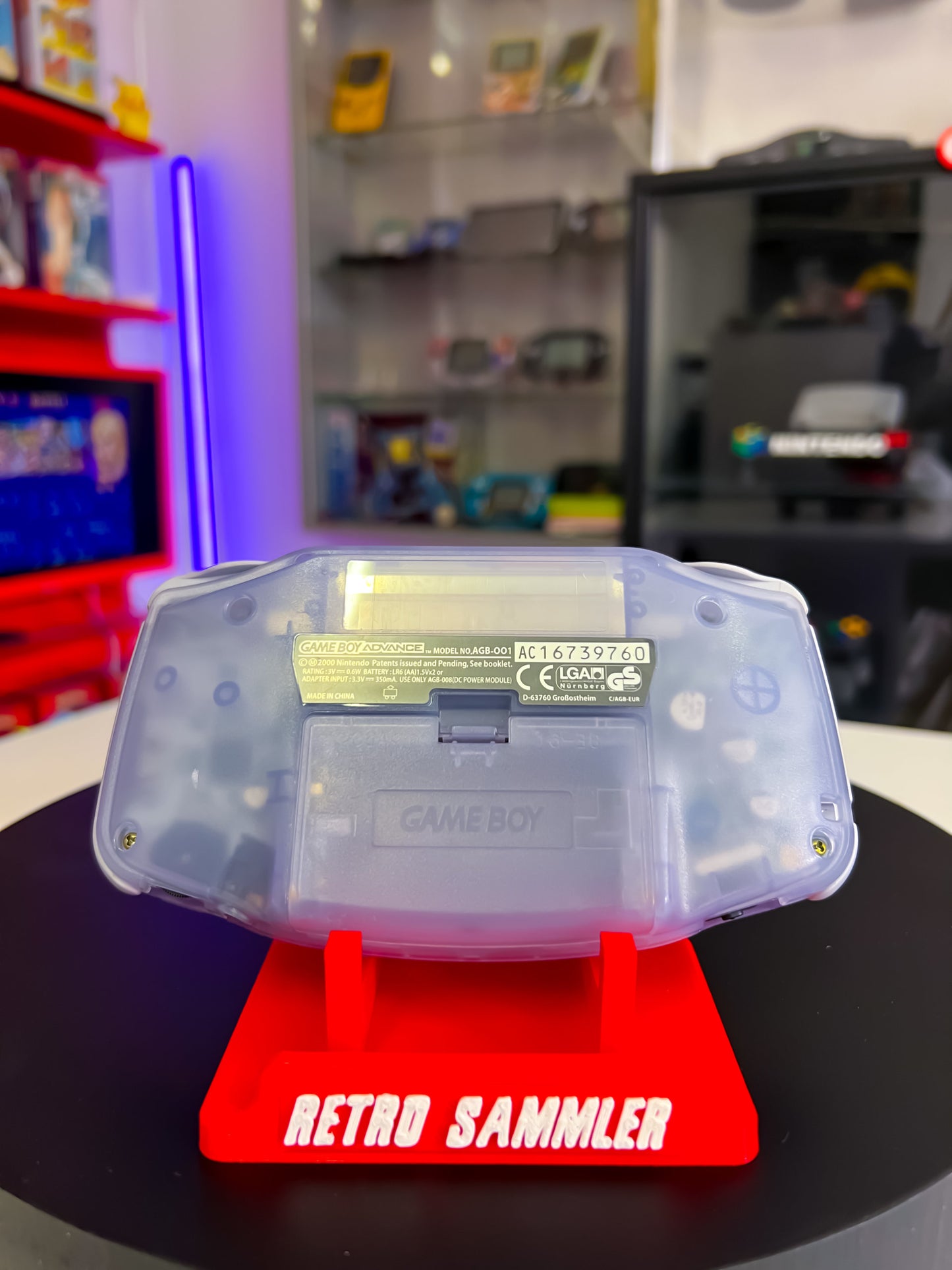 GameBoy Advance - Clear Blue