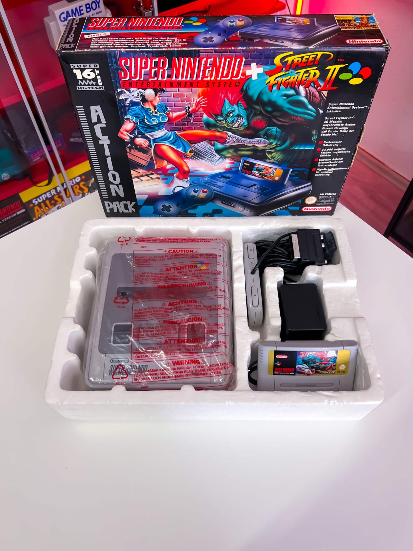 Super Nintendo Street Fighter 2 Action Pack - Selten