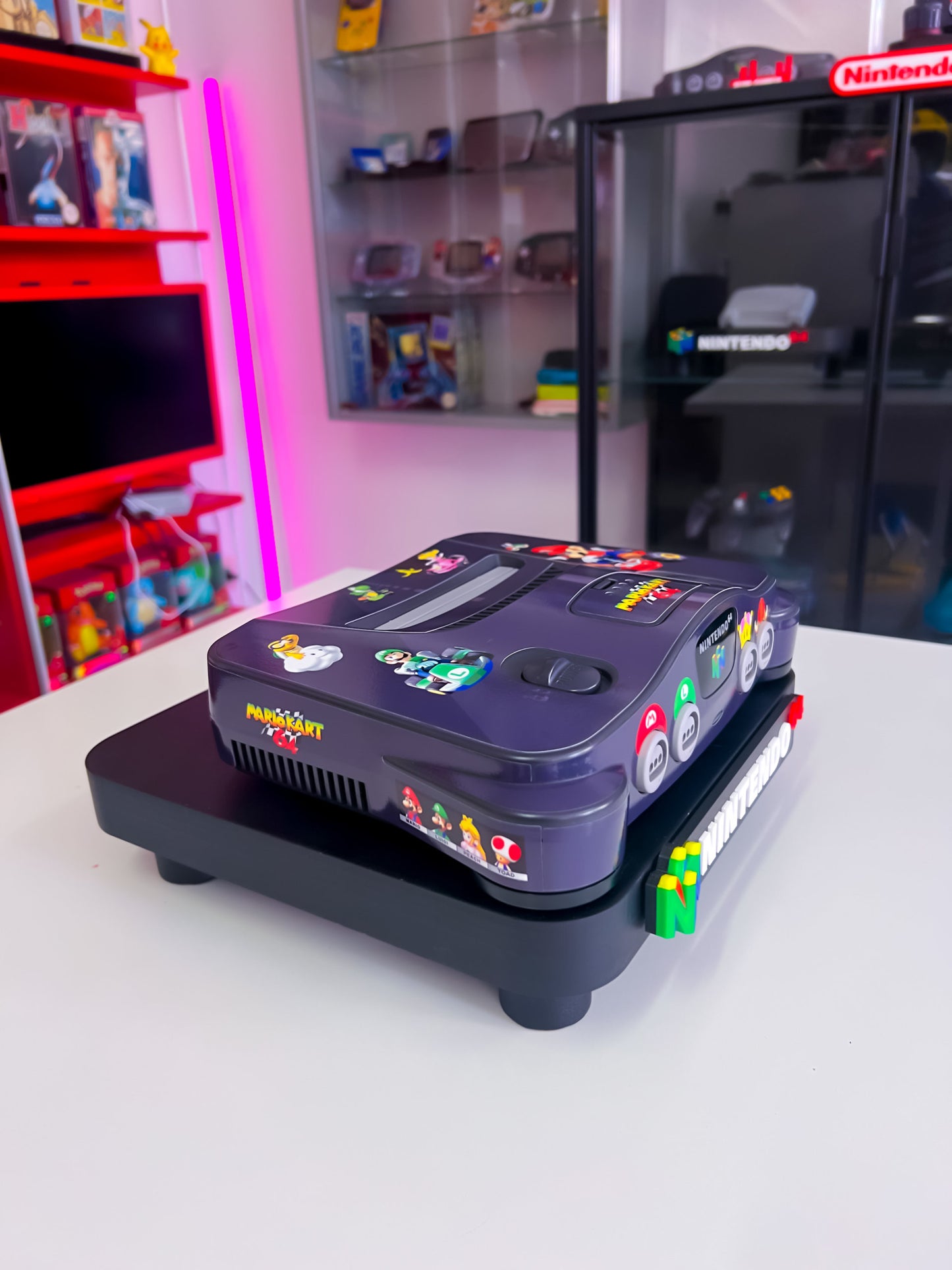 Nintendo 64 Konsole im Mario Kart Design - N64