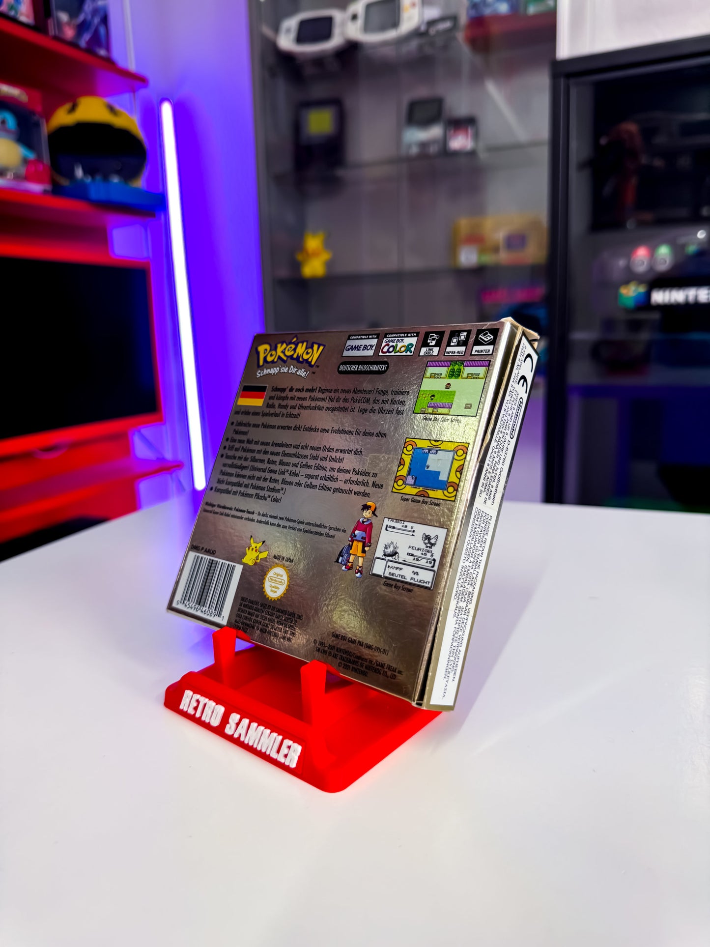Pokemon Goldene Edition mit OVP & Acryl Case