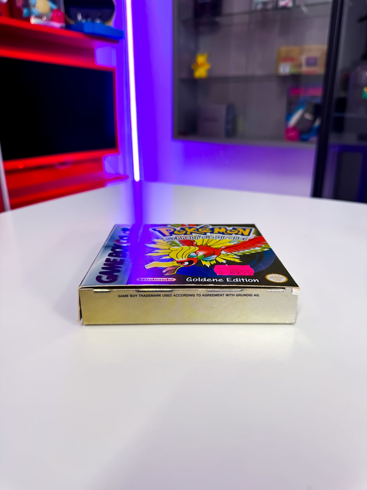 Pokemon Goldene Edition mit OVP & Acryl Case