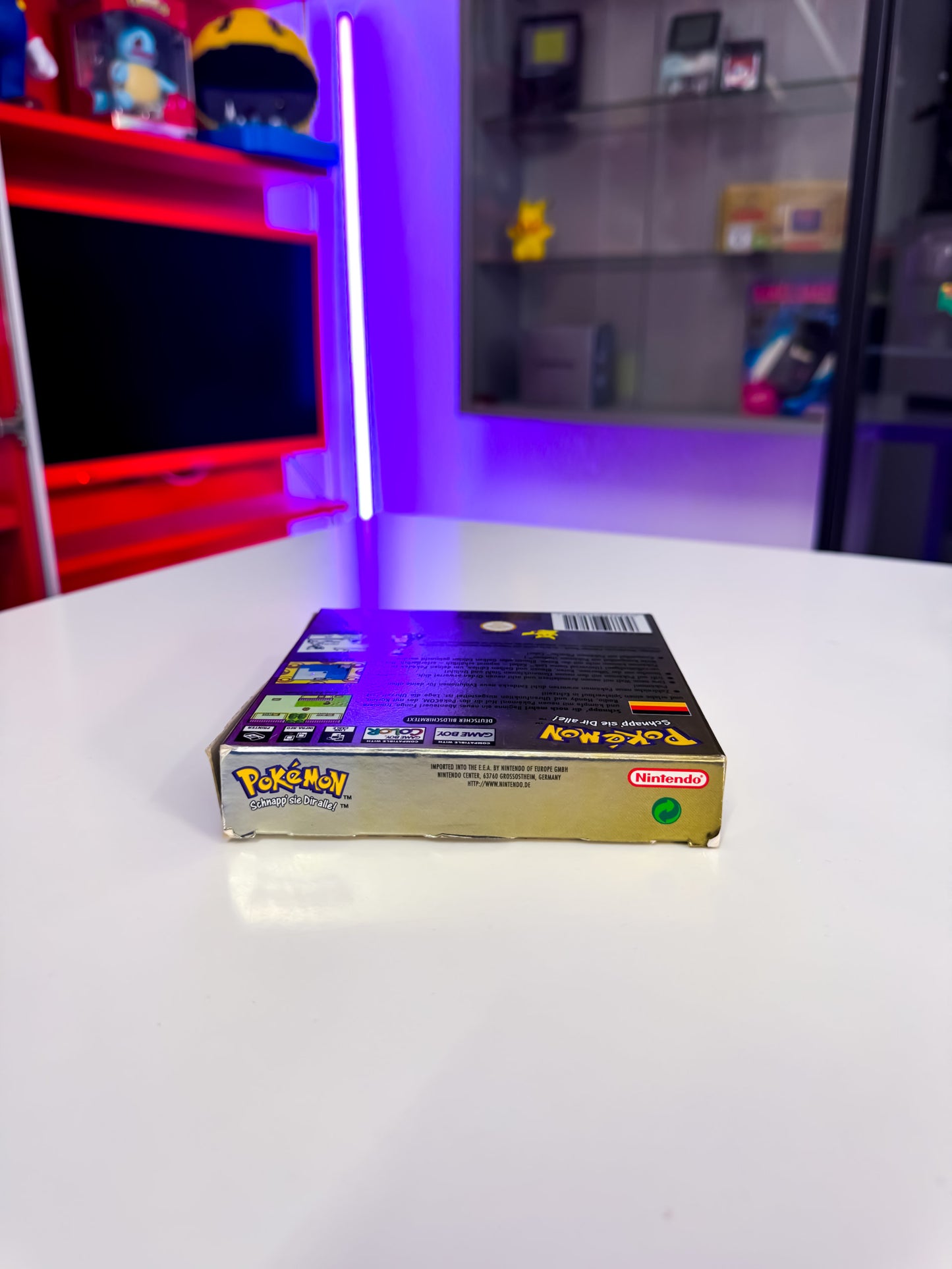 Pokemon Goldene Edition mit OVP & Acryl Case