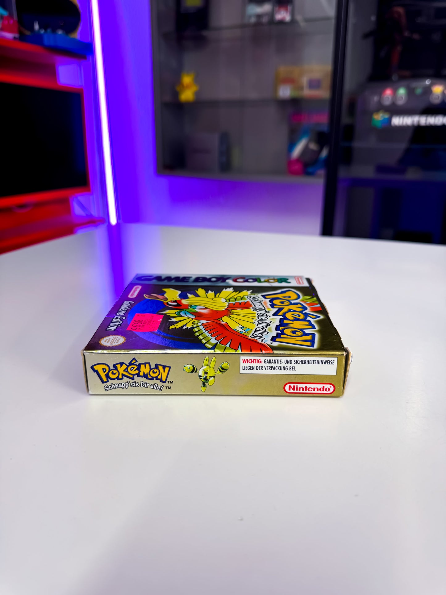 Pokemon Goldene Edition mit OVP & Acryl Case