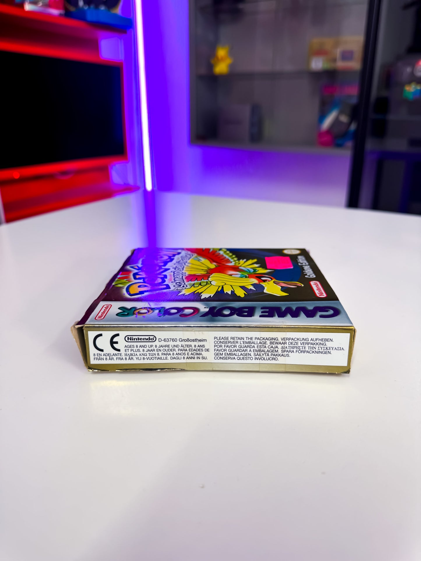 Pokemon Goldene Edition mit OVP & Acryl Case