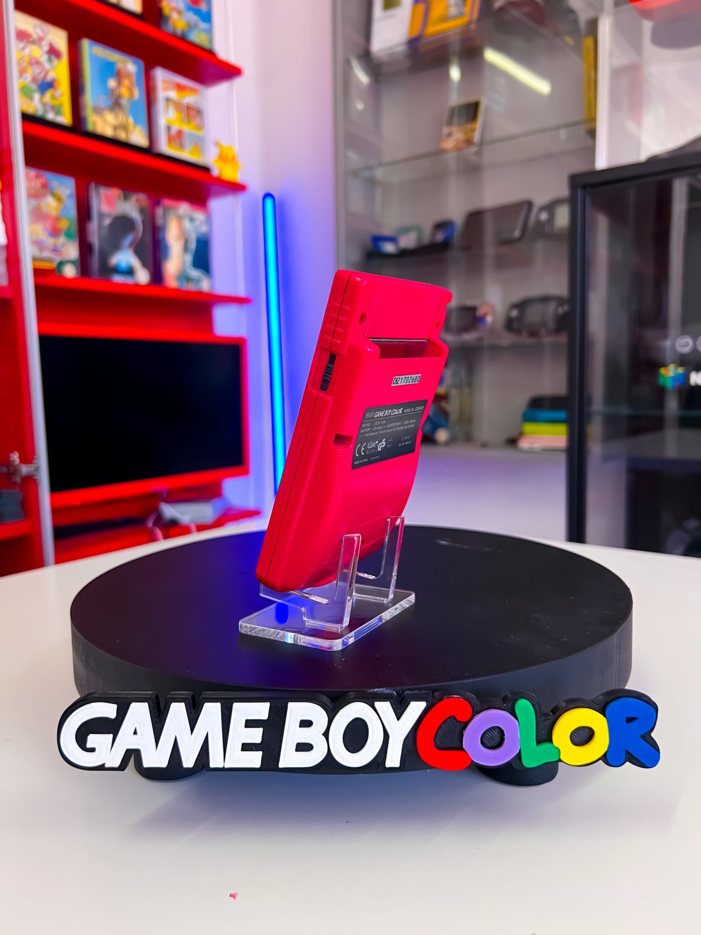 GameBoy Color Brombeer Rot Original - Schöner Zustand