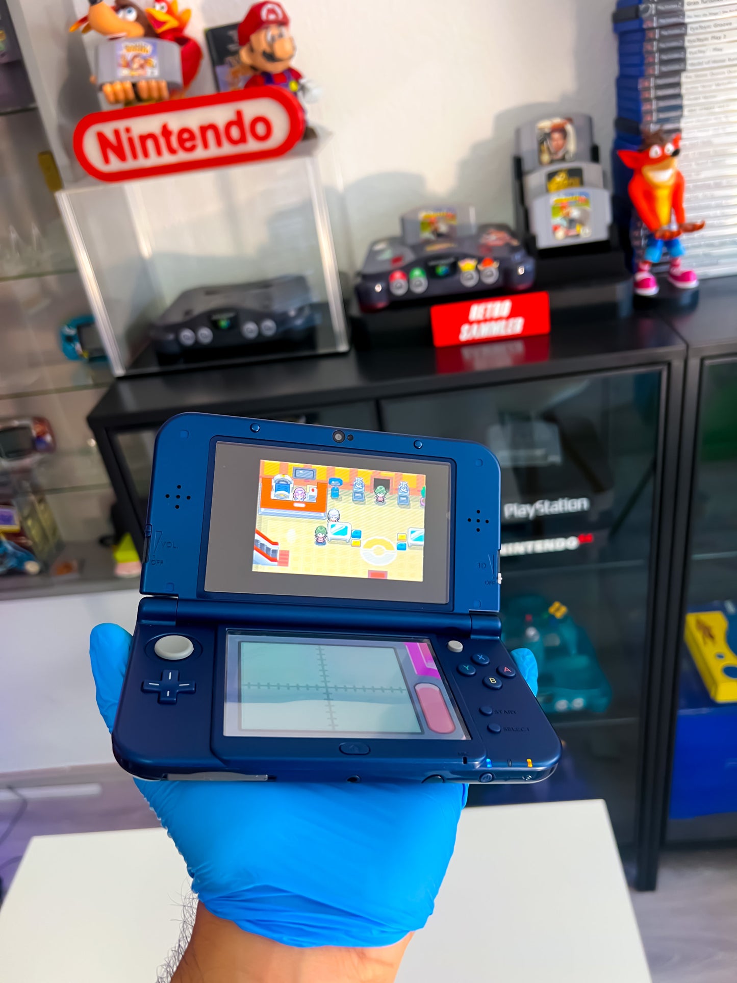 Nintendo 3DS XL - Metallic Blau