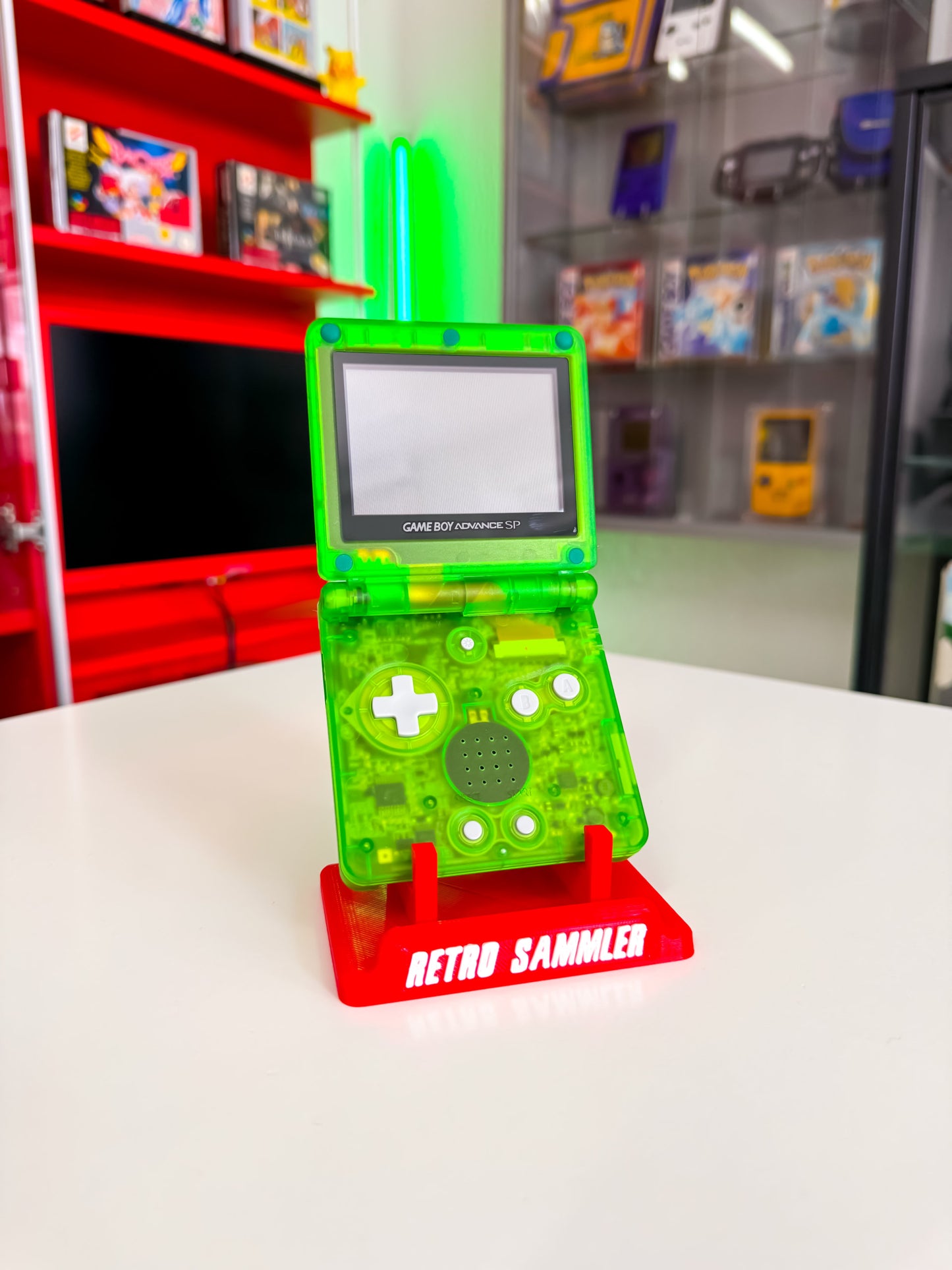GameBoy Advance SP - Blattgrüne Edition Paket