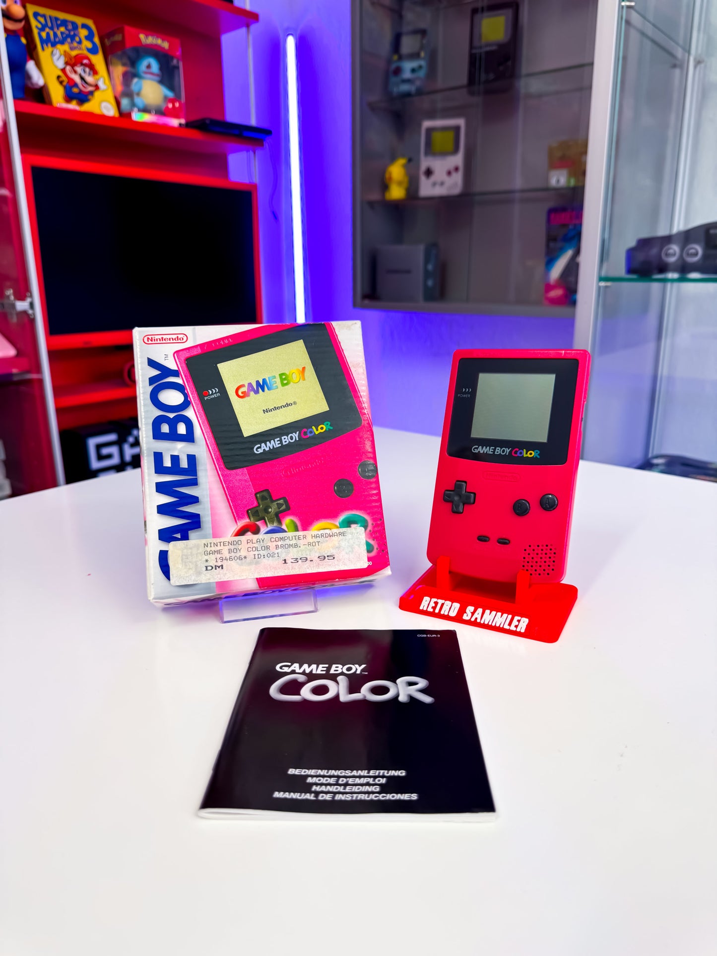 GameBoy Color Bromberrot mit OVP - Schöner Zustand