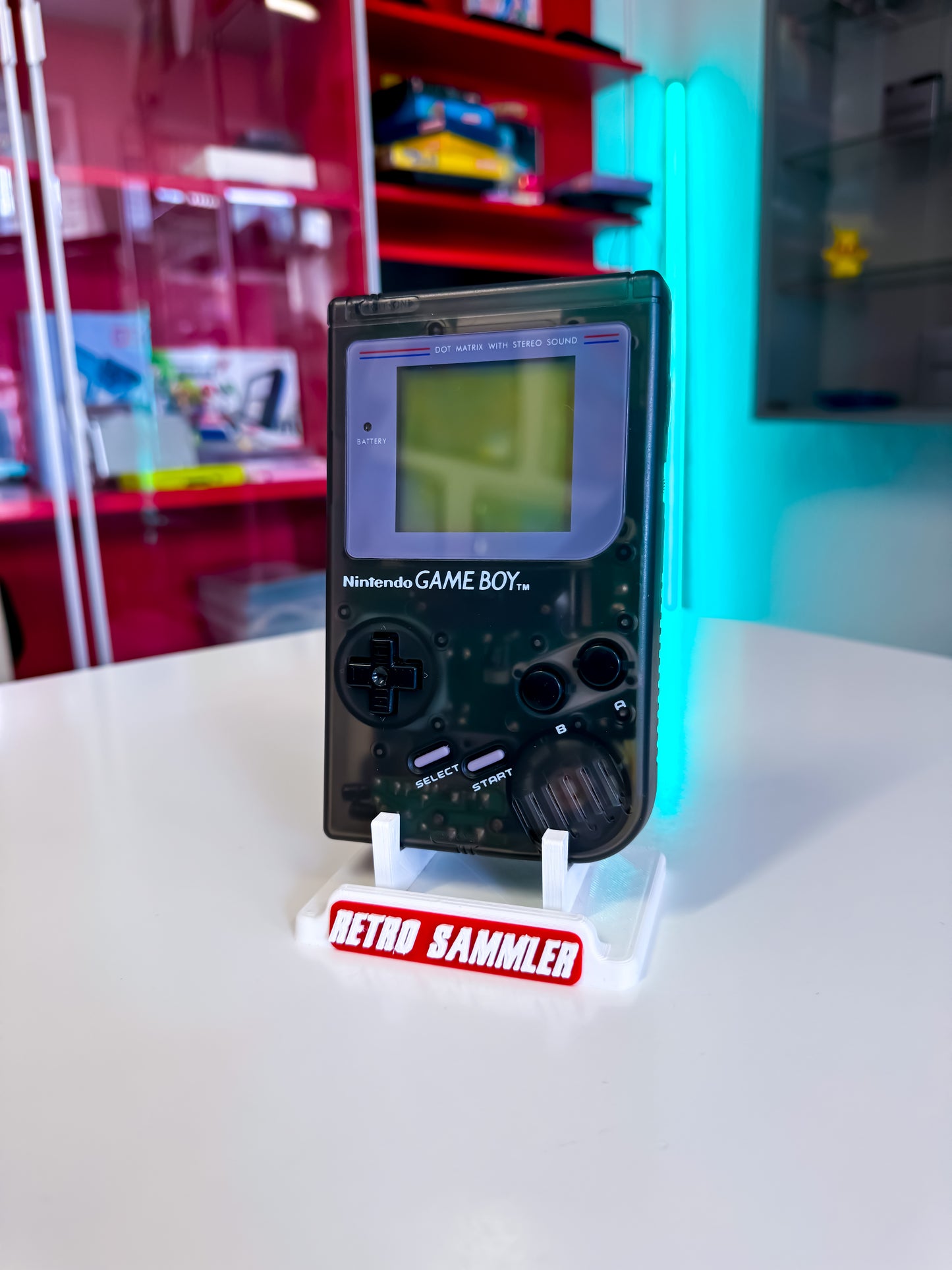 GameBoy Classic DMG in Dunkel Transparent