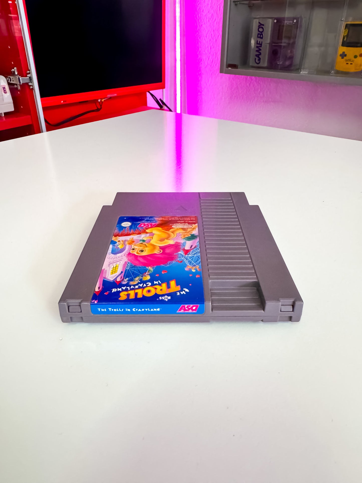 The Trolls in Crazyland - NES (Selten)