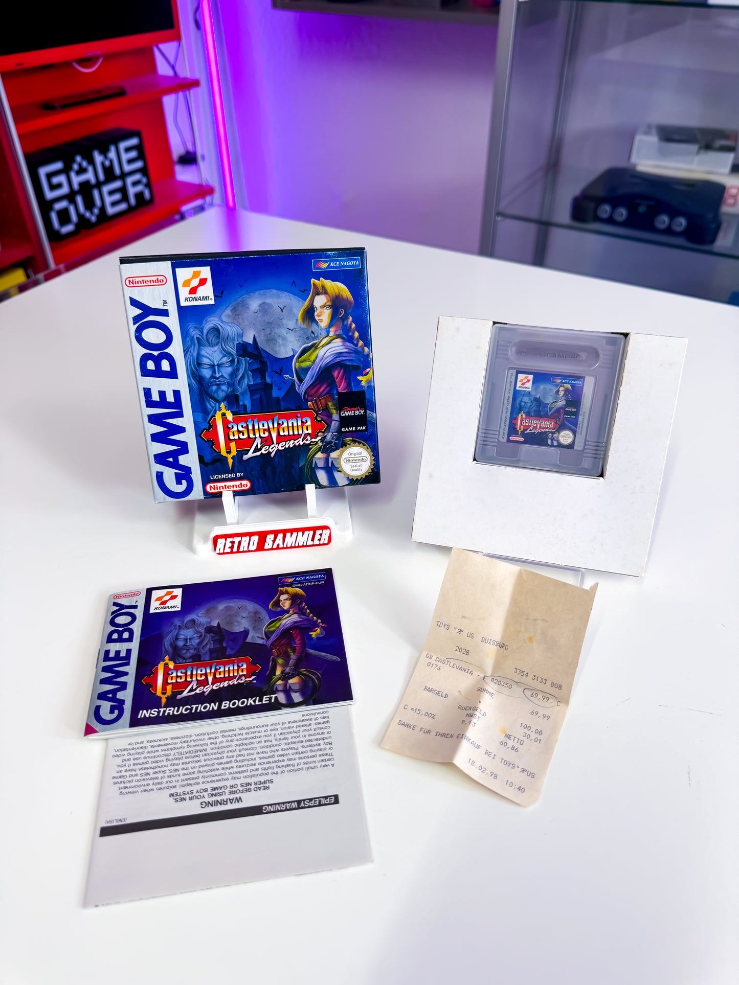 Castlevania Legends (Game Boy) – OVP | CIB | Sehr seltene Sammleredition