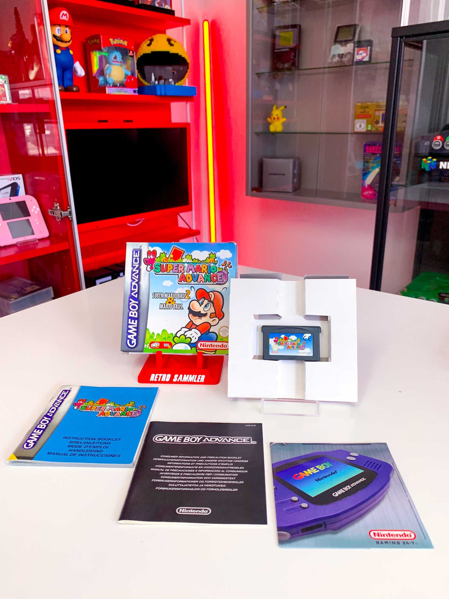 Super Mario Advance - Super Mario Bros. 2 & Mario Bros mit OVP - GameBoy Advance