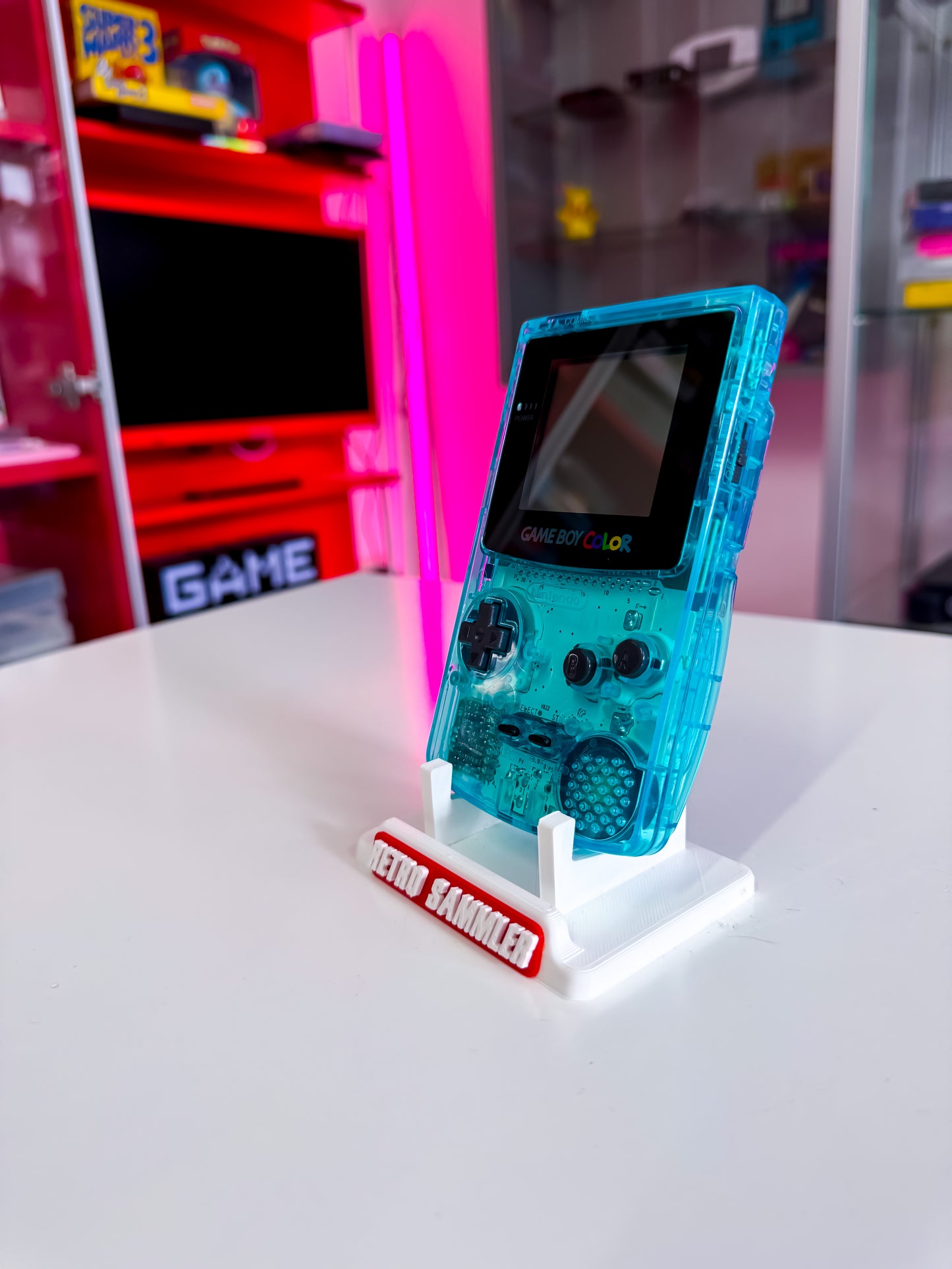 Game Boy Color – Babyblau Transparent | Retro-Kult in stylischer Optik