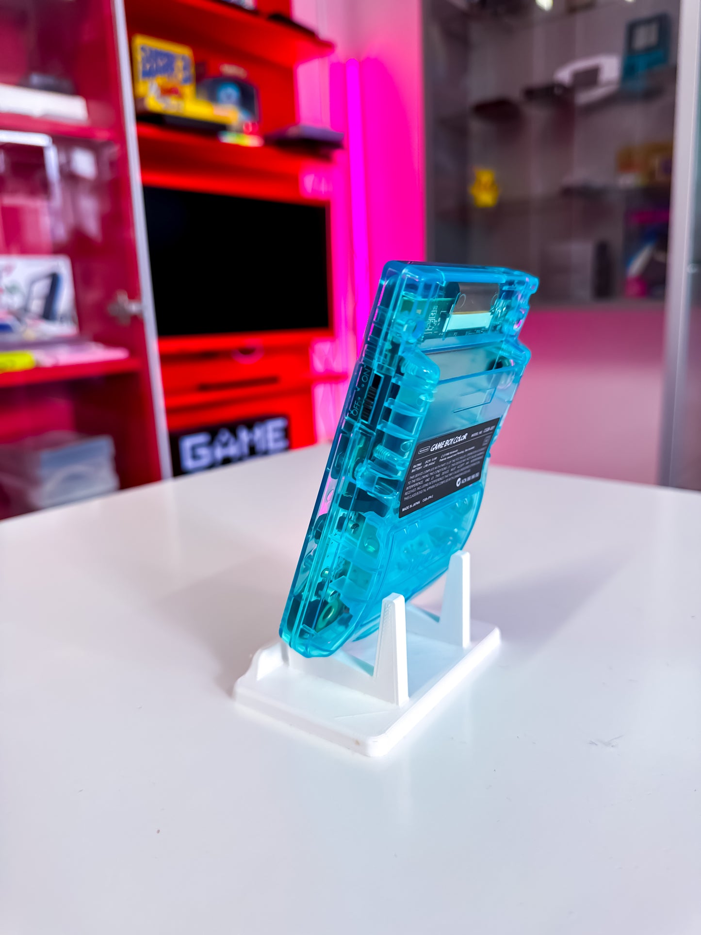 Game Boy Color – Babyblau Transparent | Retro-Kult in stylischer Optik