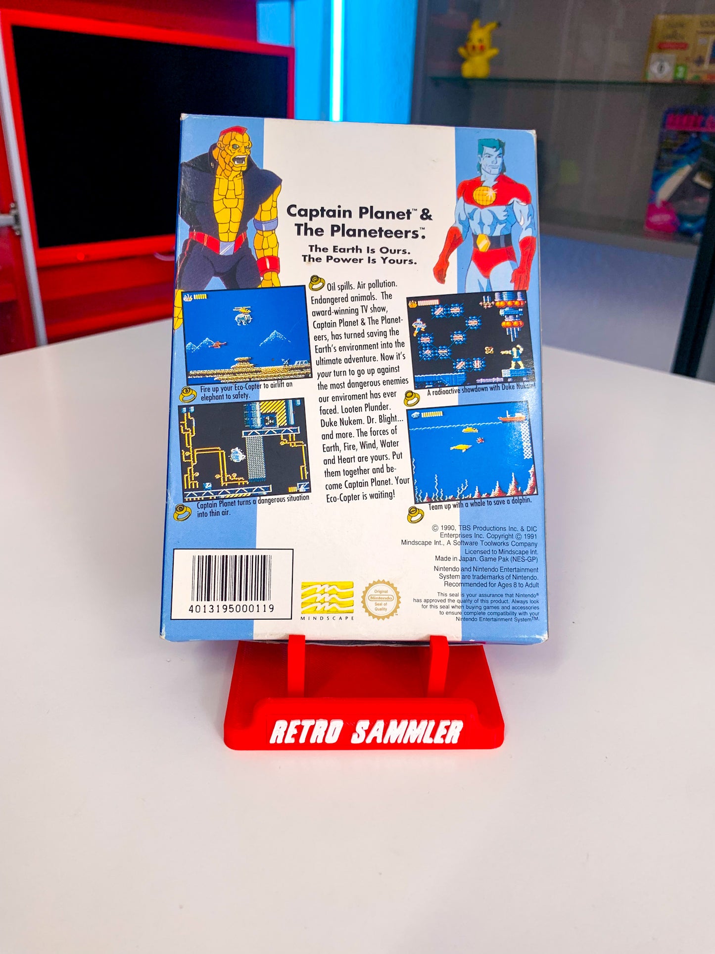 Captain Planet and the Planeteers mit OVP - NES Nintendo