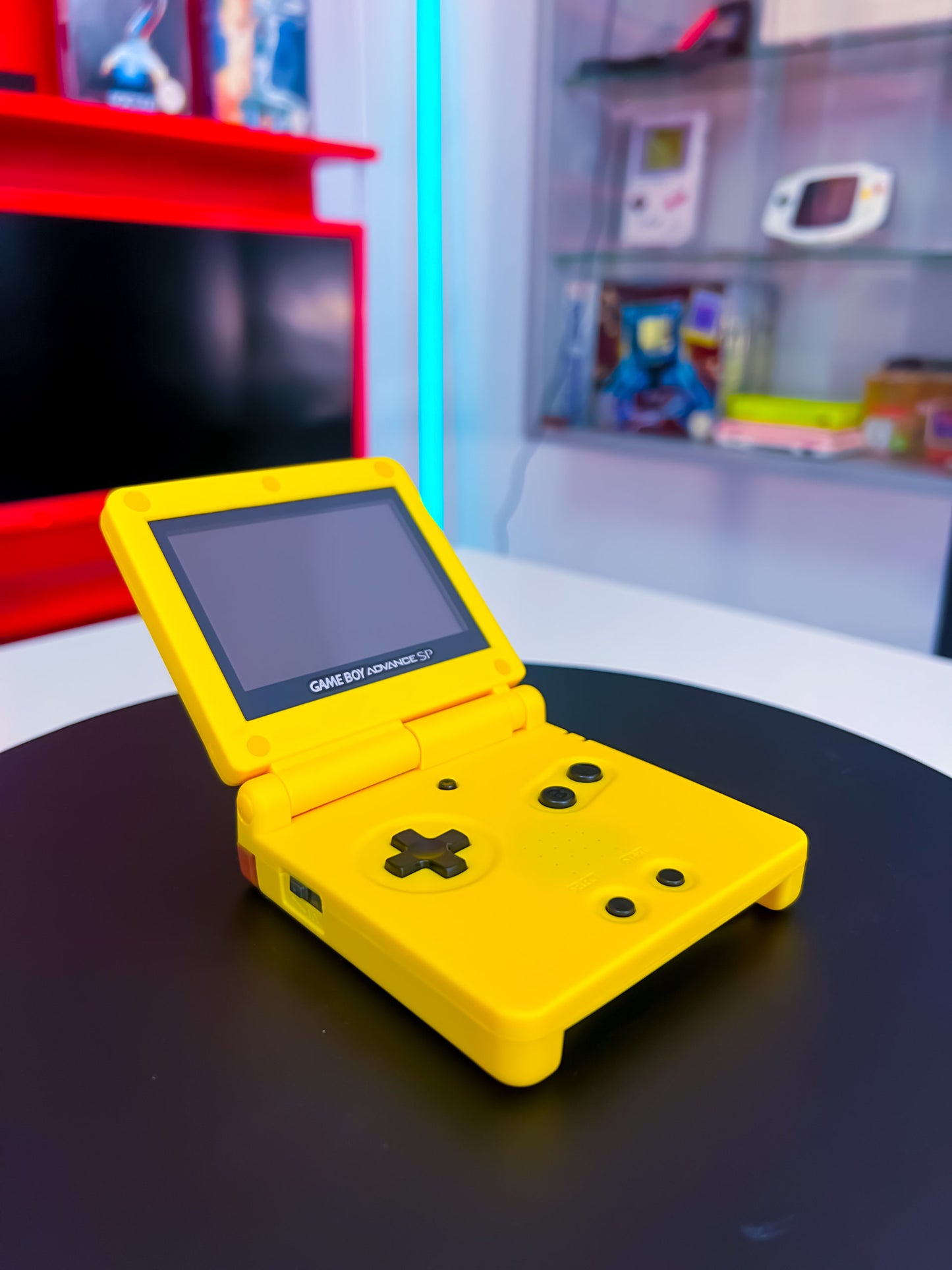 GameBoy Advance SP – Pikachu Schweif Haptik AGS 101 Custom