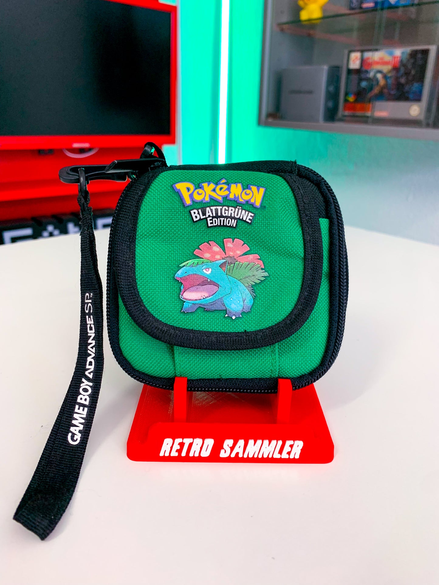 Pokemon Blattgrüne Edition - Gameboy Advance SP Tasche