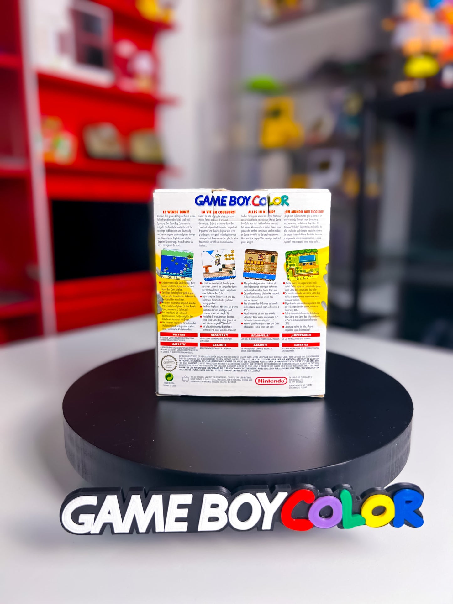 GameBoy Color Gelb mit OVP - Sehr guter Zustand