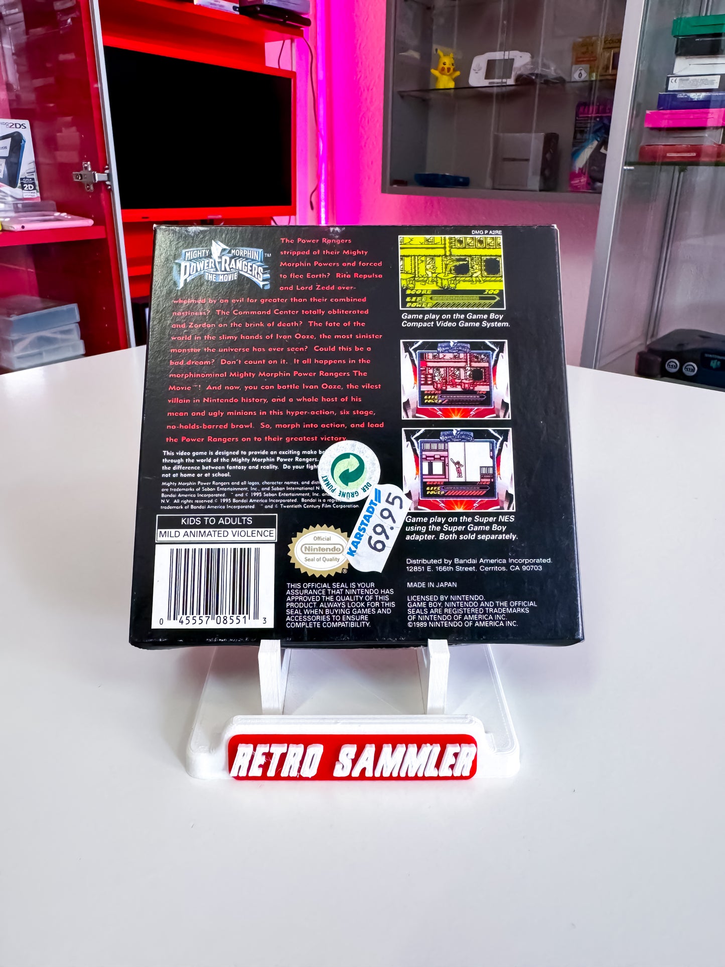 Power Rangers: The Movie – Game Boy | CIB | Sammlerzustand mit Kassenbon