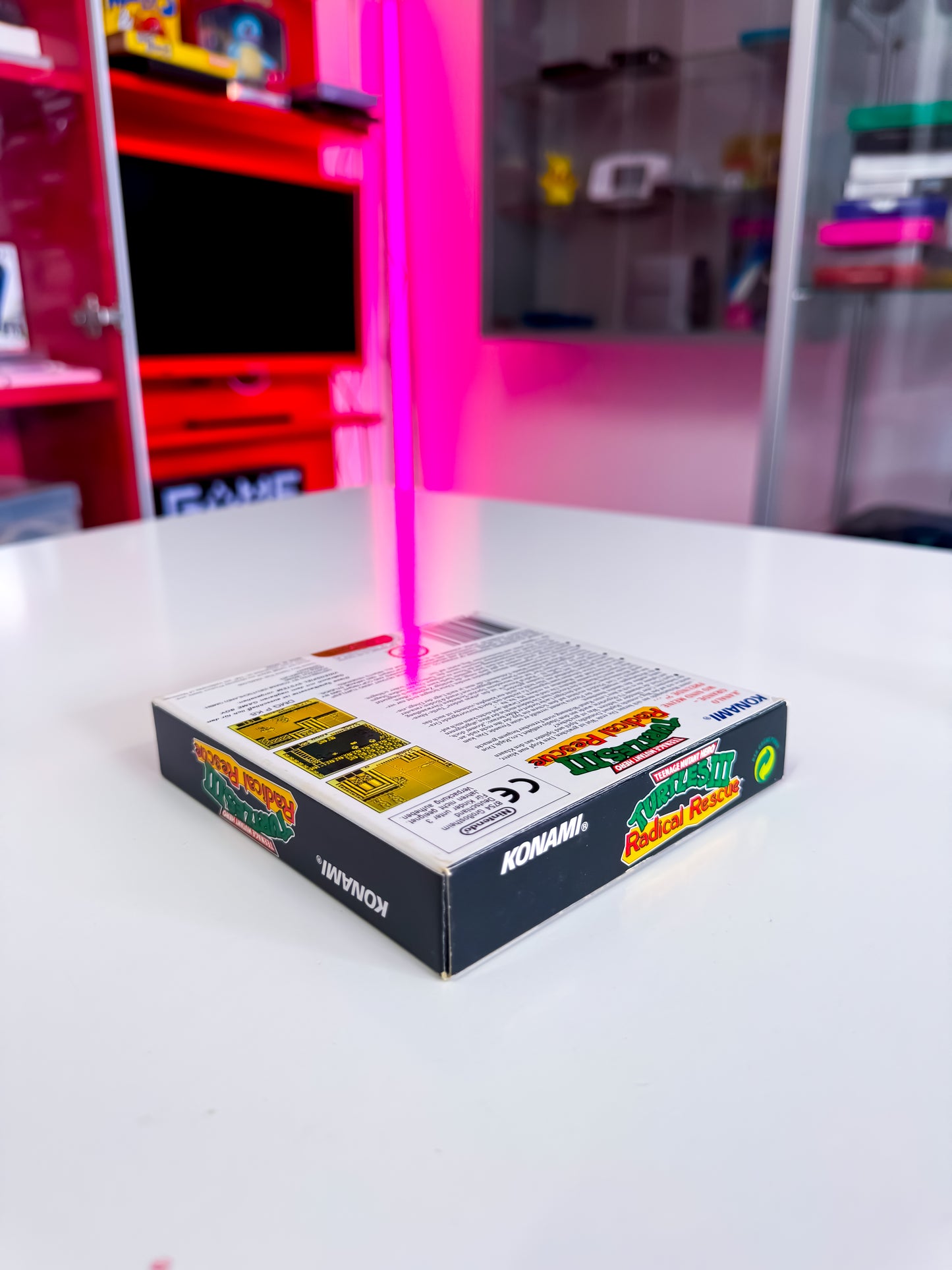 Turtles III: Radical Rescue – Game Boy, vollständig (CIB), mit Originalverpackung und Kassenbon im Sammlerzustand: