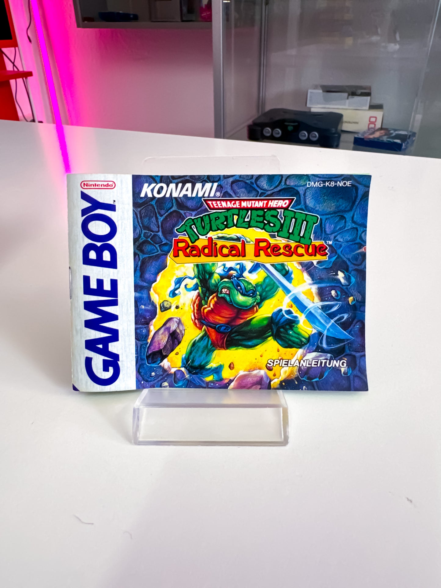 Turtles III: Radical Rescue – Game Boy, vollständig (CIB), mit Originalverpackung und Kassenbon im Sammlerzustand: