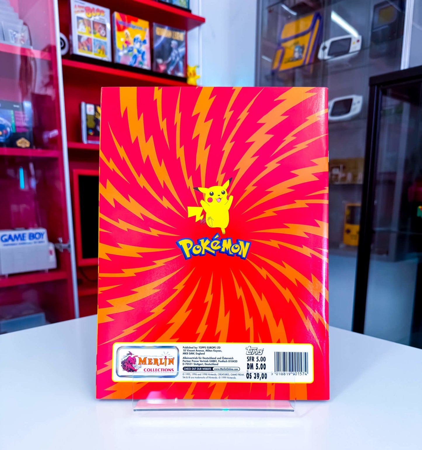 Pokemon Sticker Album - Unbenutzt Merlin Collection