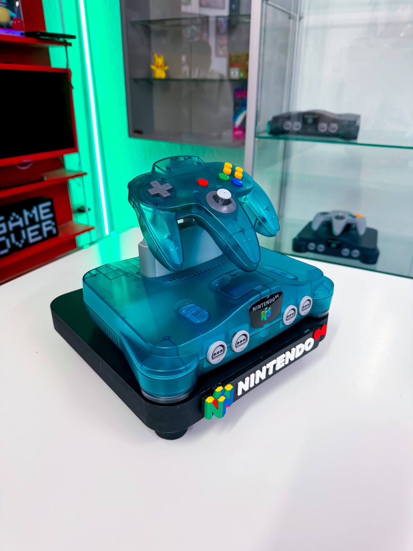 Nintendo 64 Konsole Clear Blue - Blau Transparent - N64