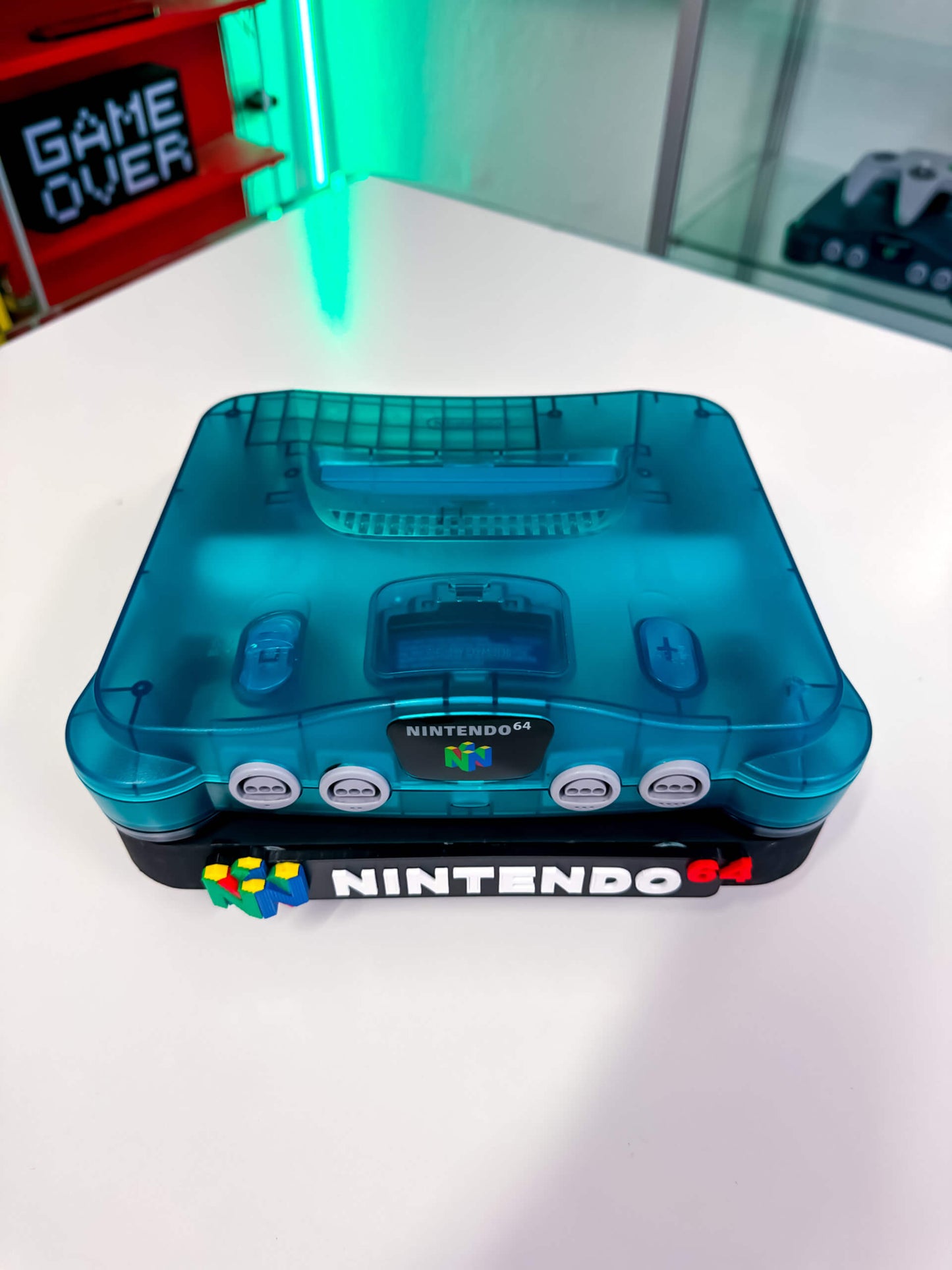 Nintendo 64 Konsole Clear Blue - Blau Transparent - N64
