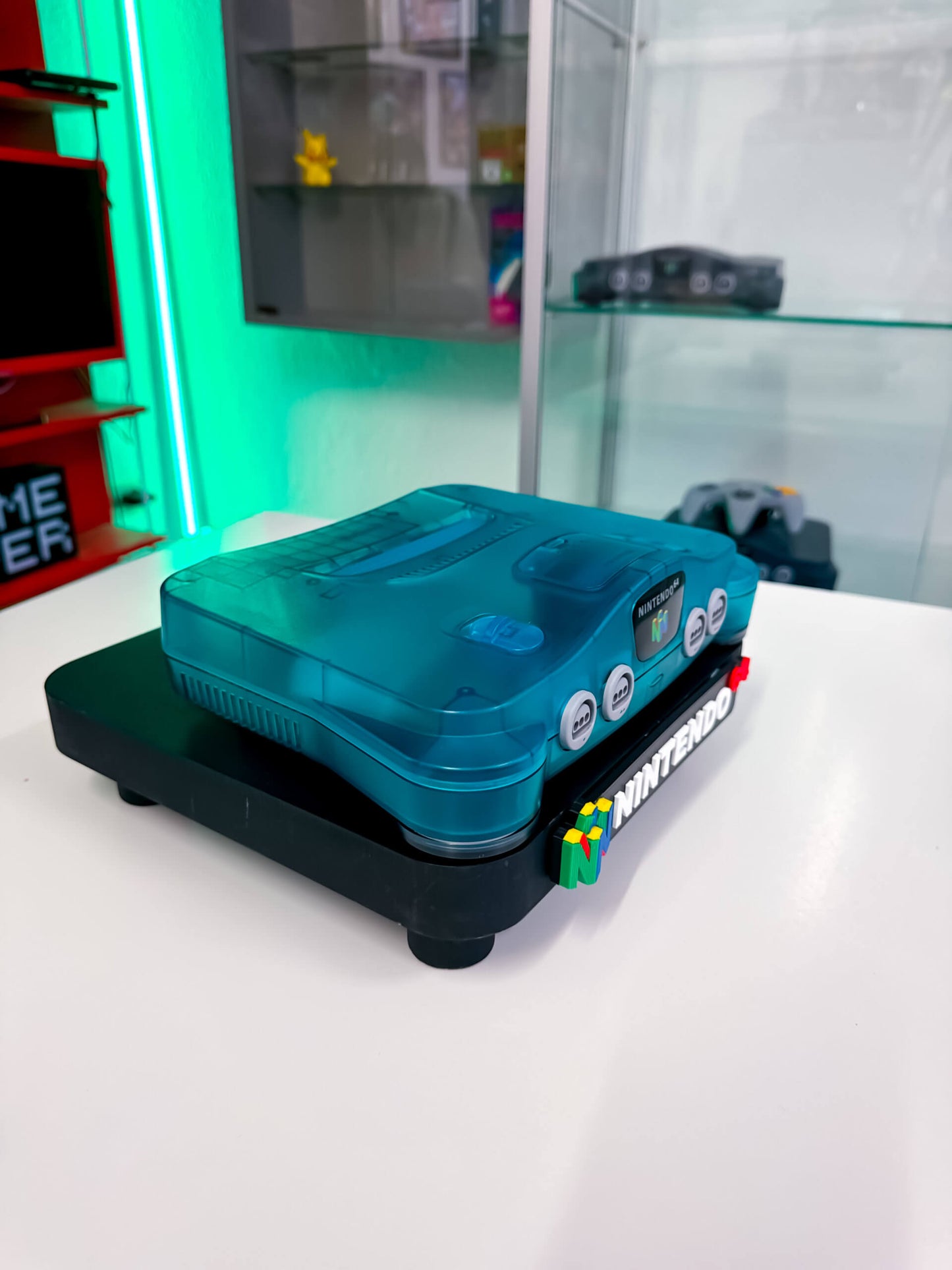 Nintendo 64 Konsole Clear Blue - Blau Transparent - N64