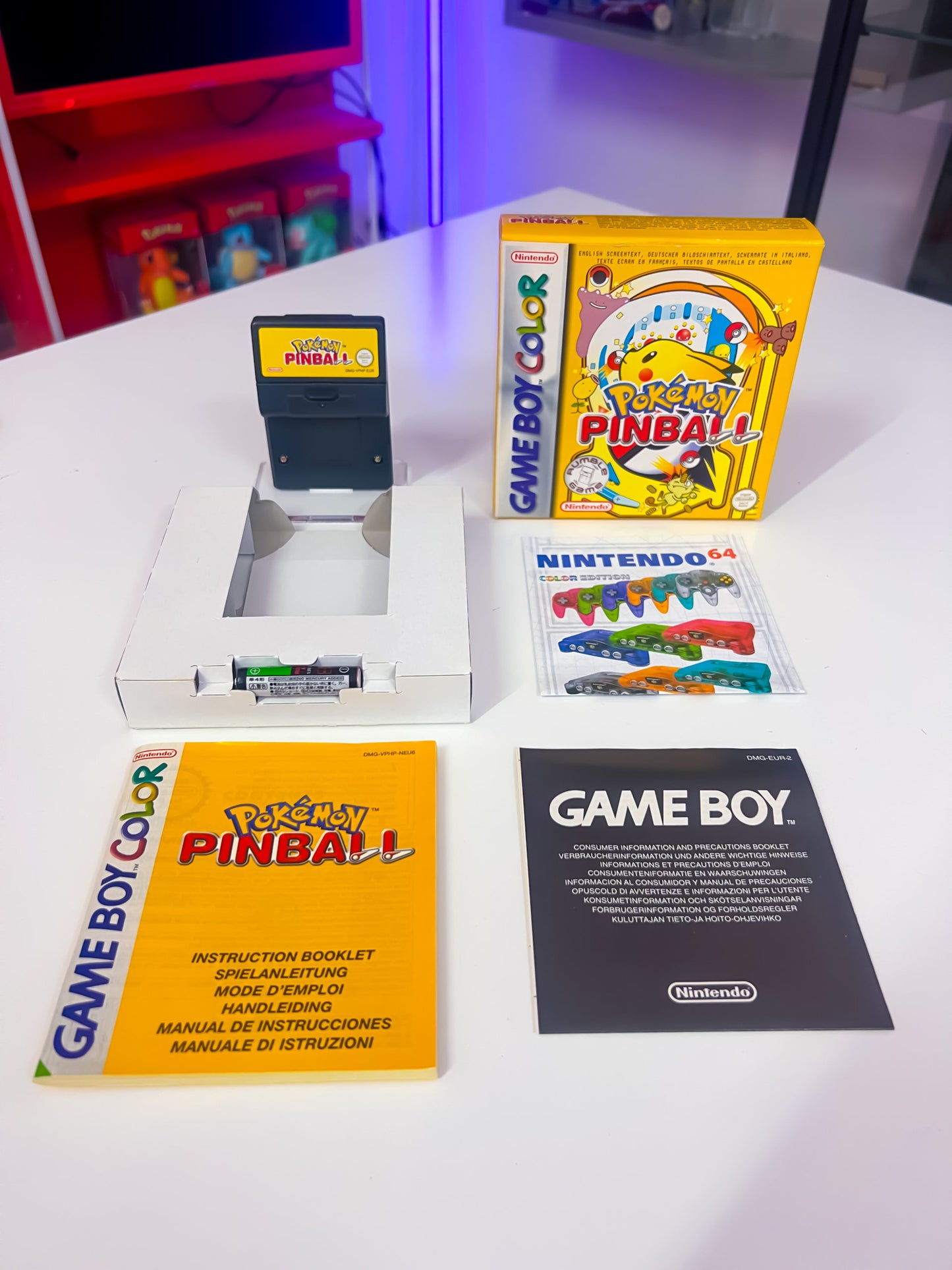 Pokémon Pinball OVP CIB - GameBoy Color 8,5/10