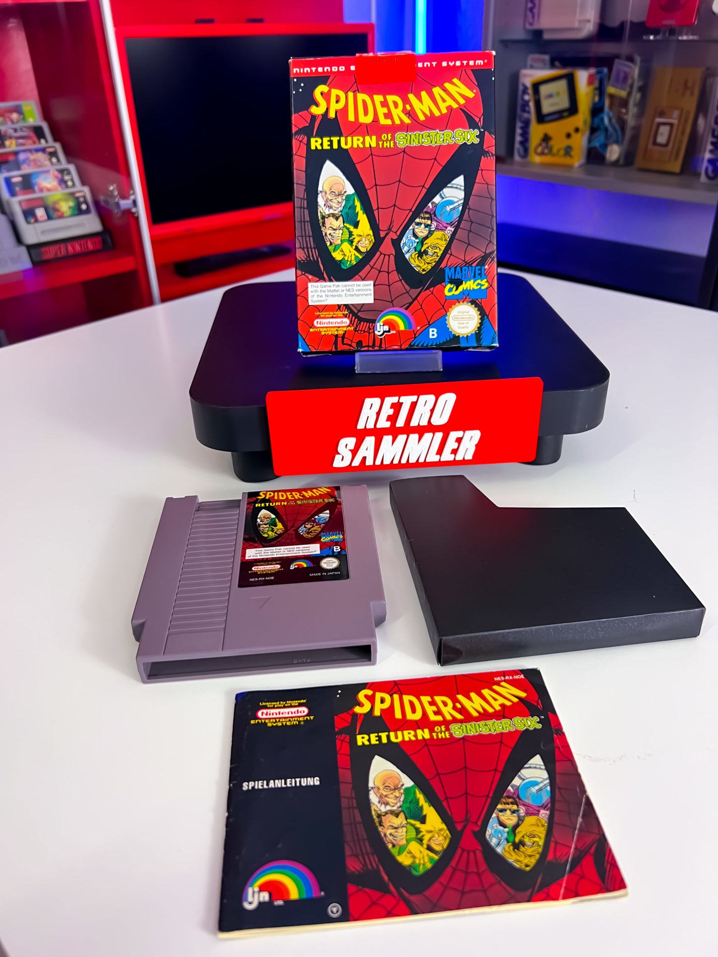 Spider Man Return of the Sinister Six NES - Nintendo