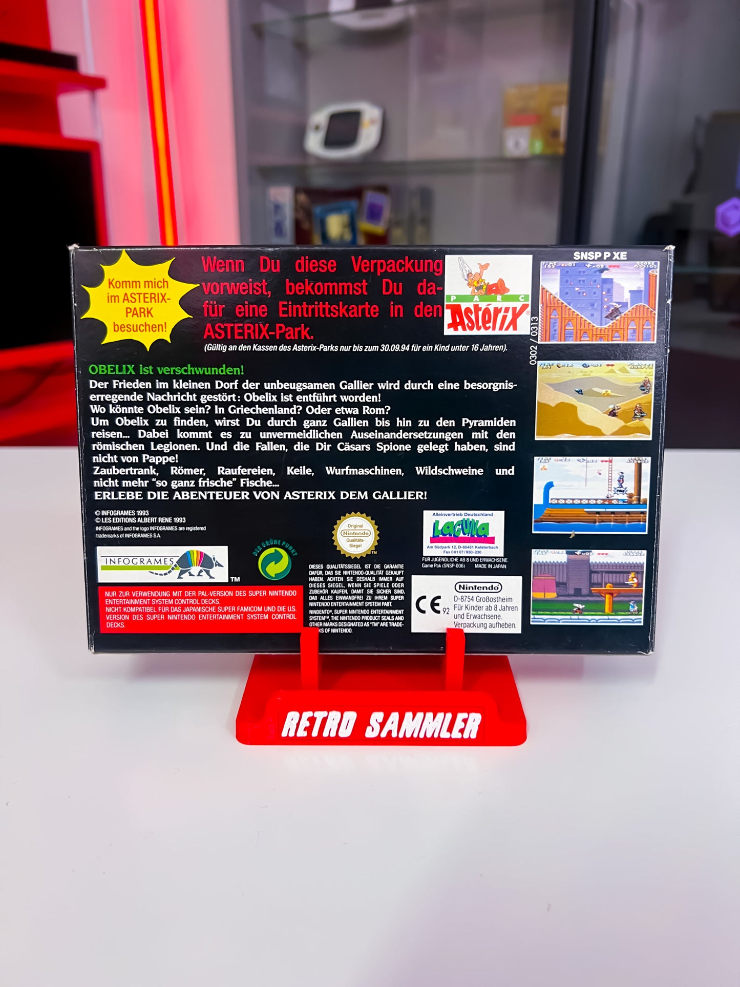 Asterix mit OVP - SNES