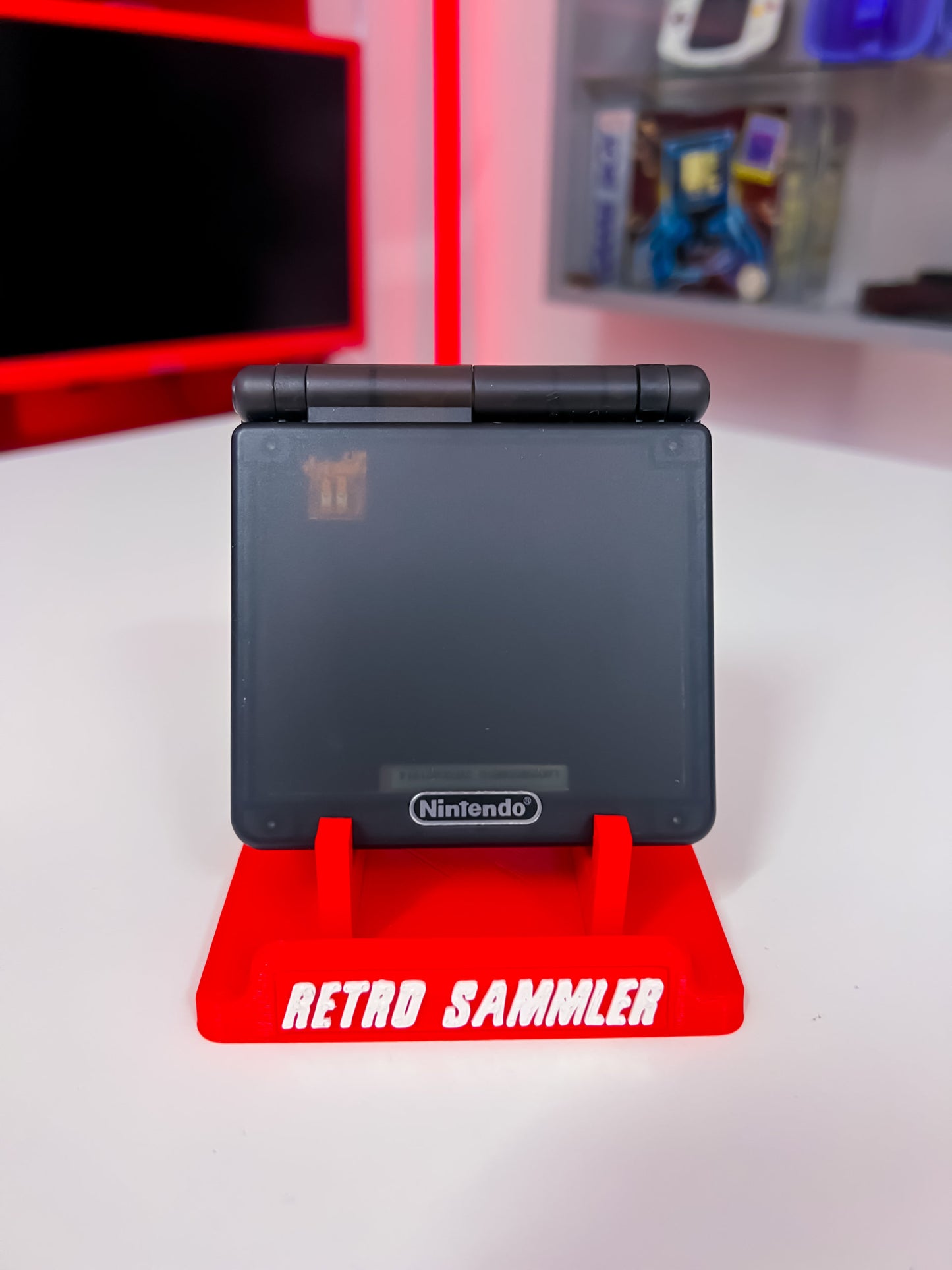 GameBoy Advance SP - Black Red Transparent