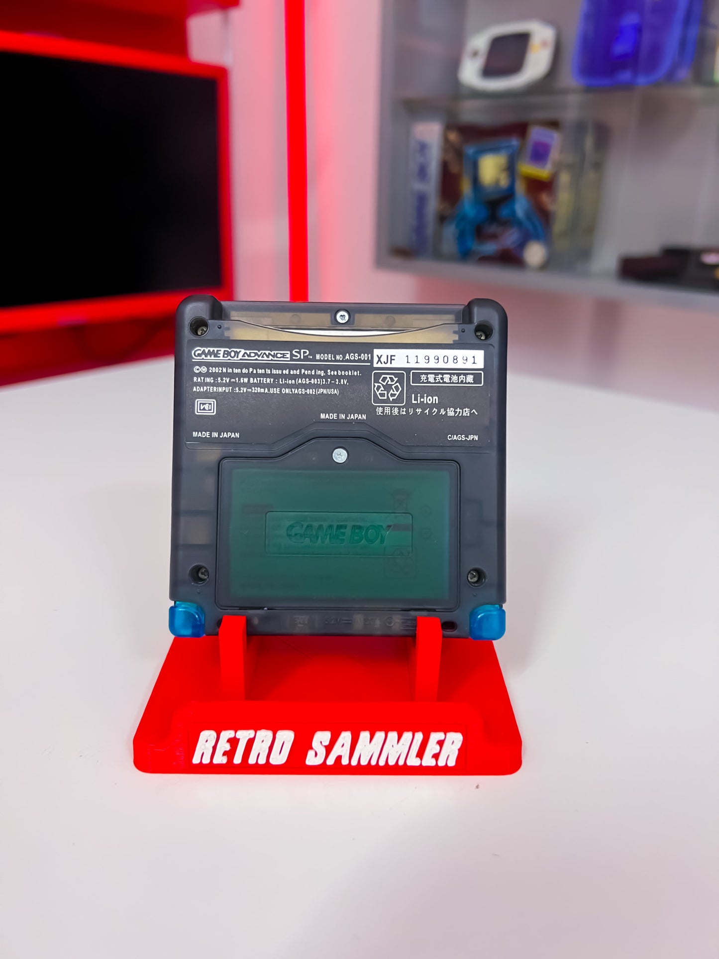 GameBoy Advance SP - Black Red Transparent