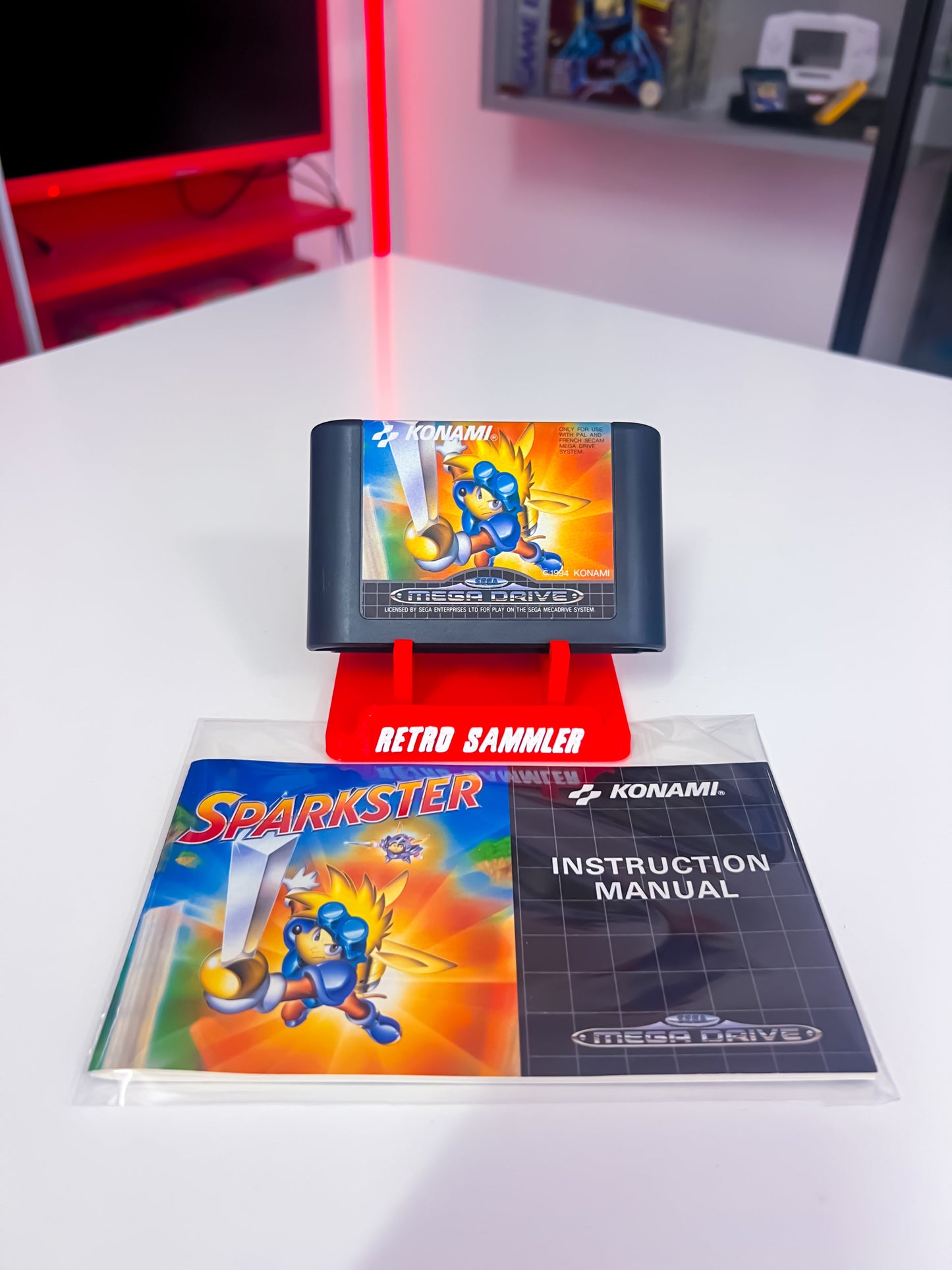 Sparkster mit Anleitung - Sega Mega Drive