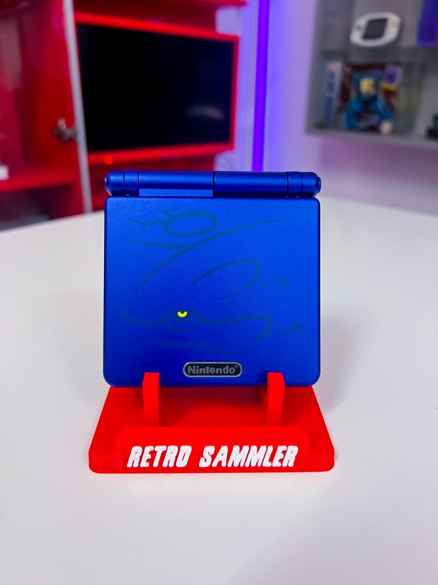 GameBoy Advance SP Kyogre (Custom)