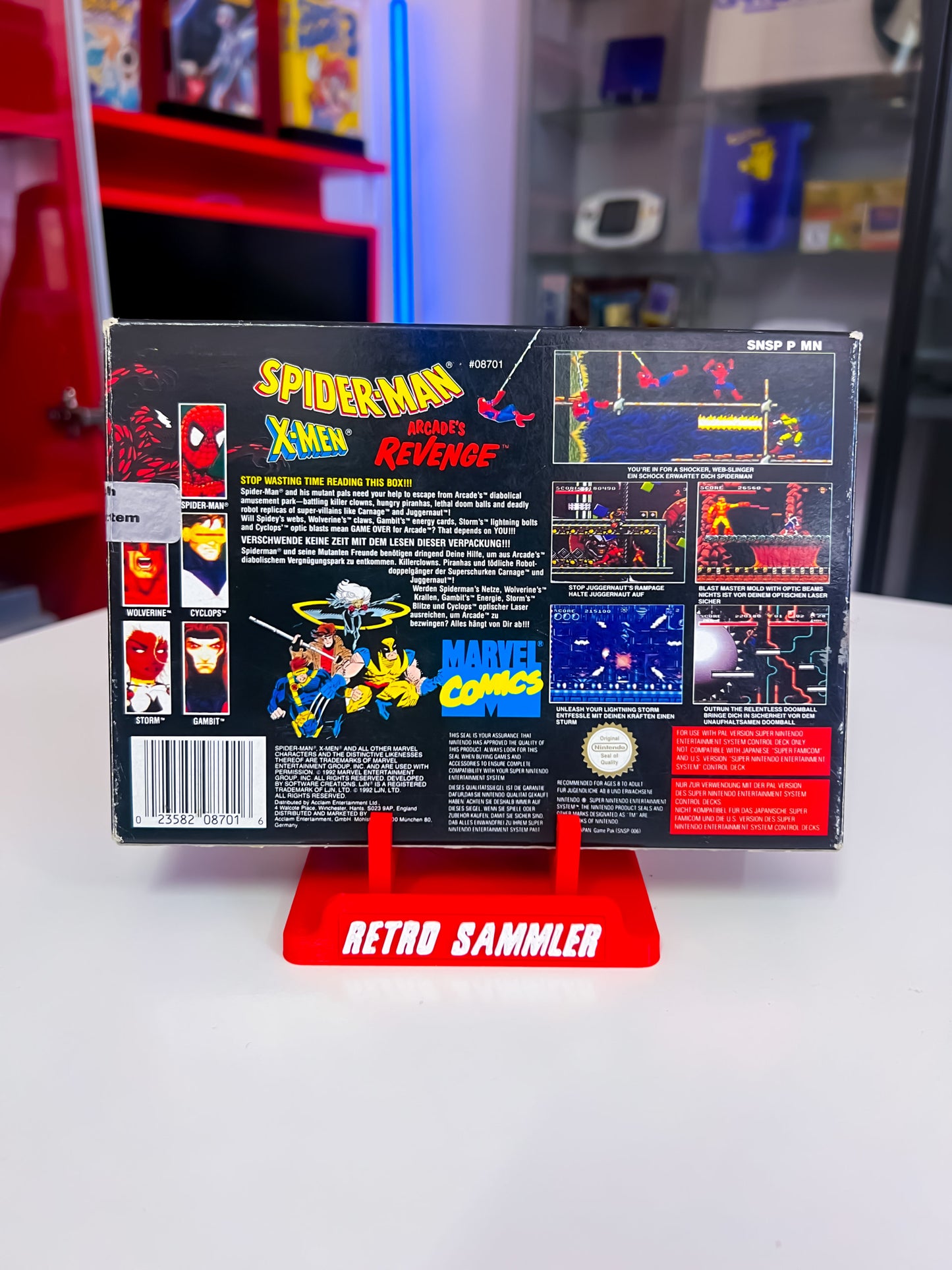 Spider-Man and the X-Men: Arcade's Revenge - SNES