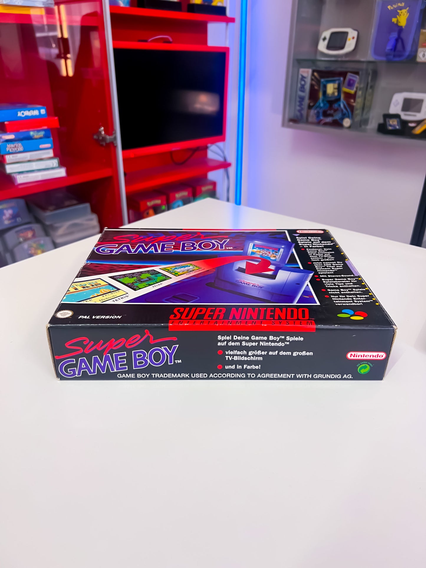 Super GameBoy Adapter mit OVP + Spieleberater