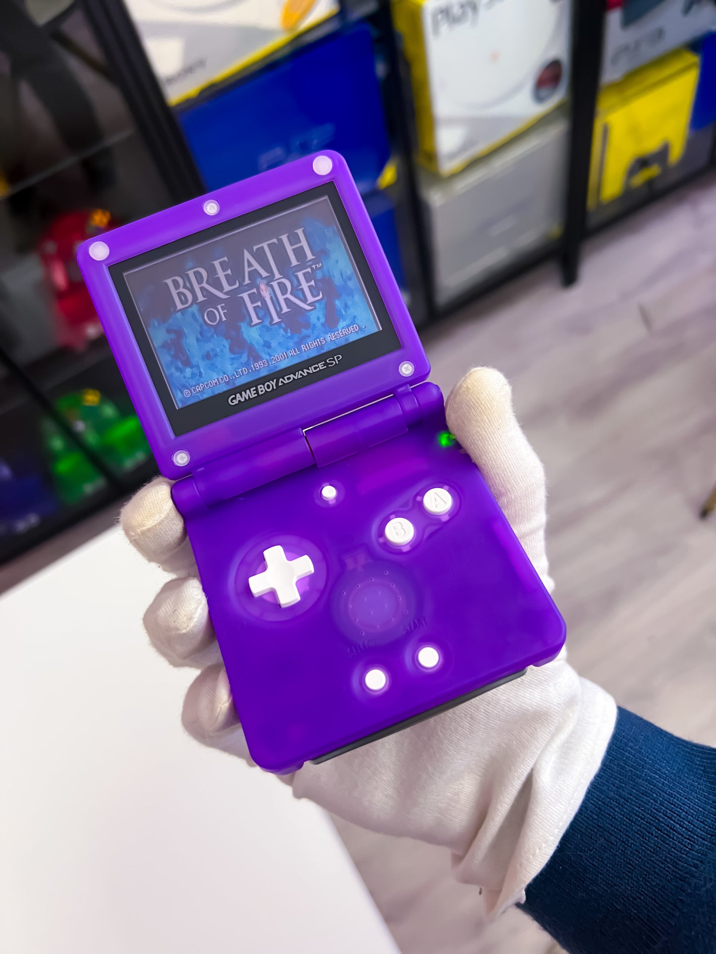 GameBoy Advance SP - Purple White